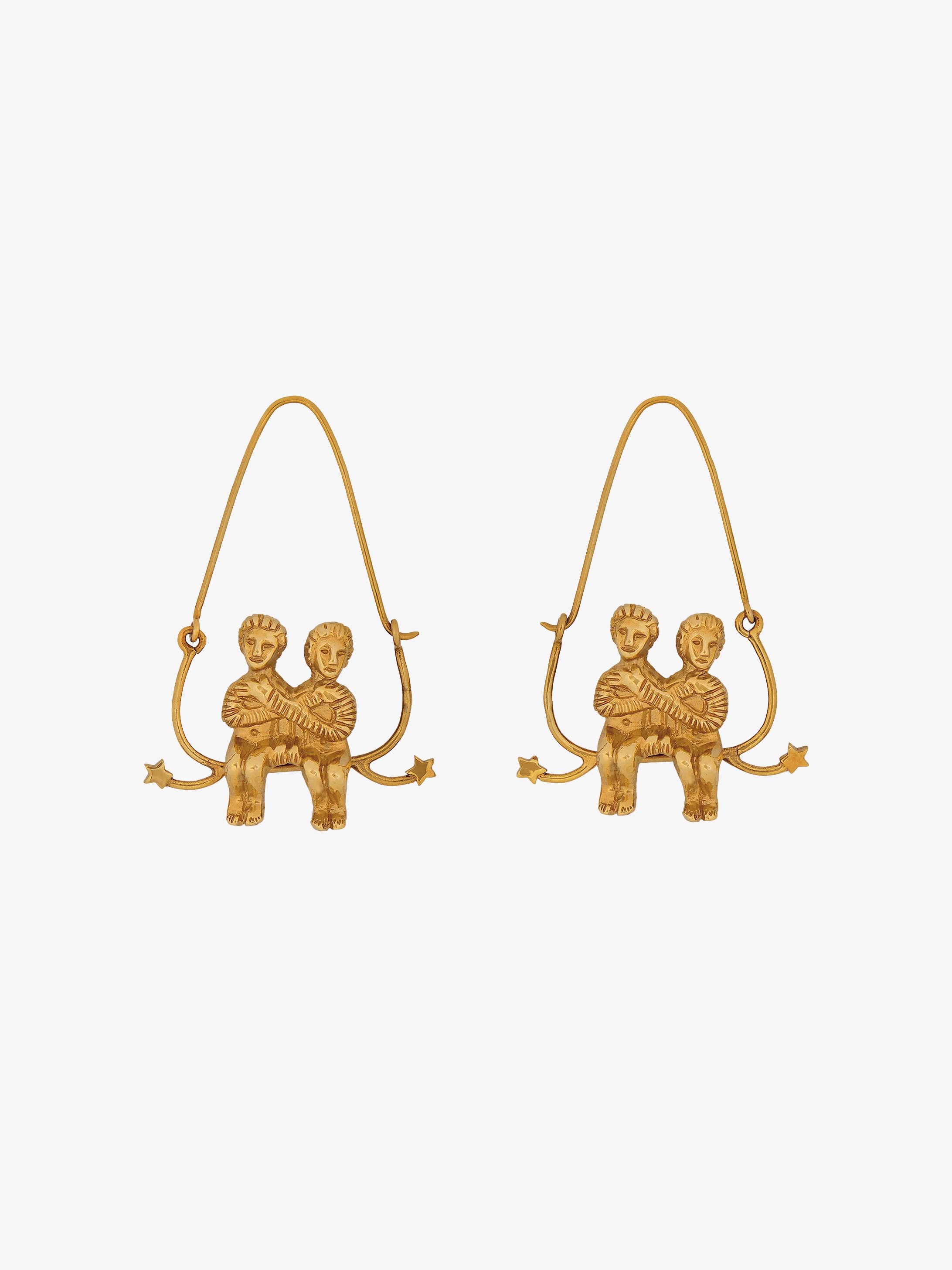 Gemini zodiac earrings