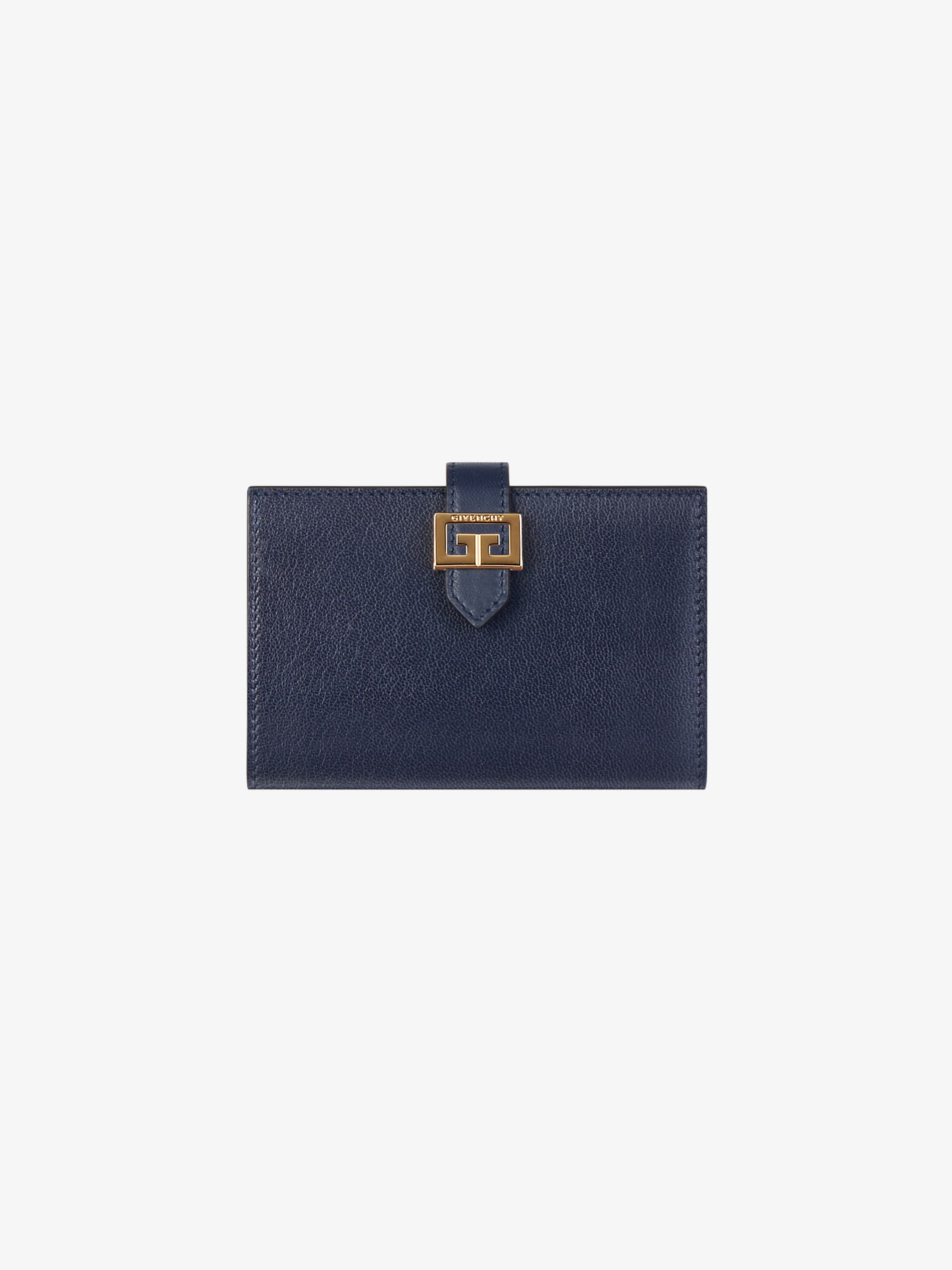 GV3 wallet in smooth leather