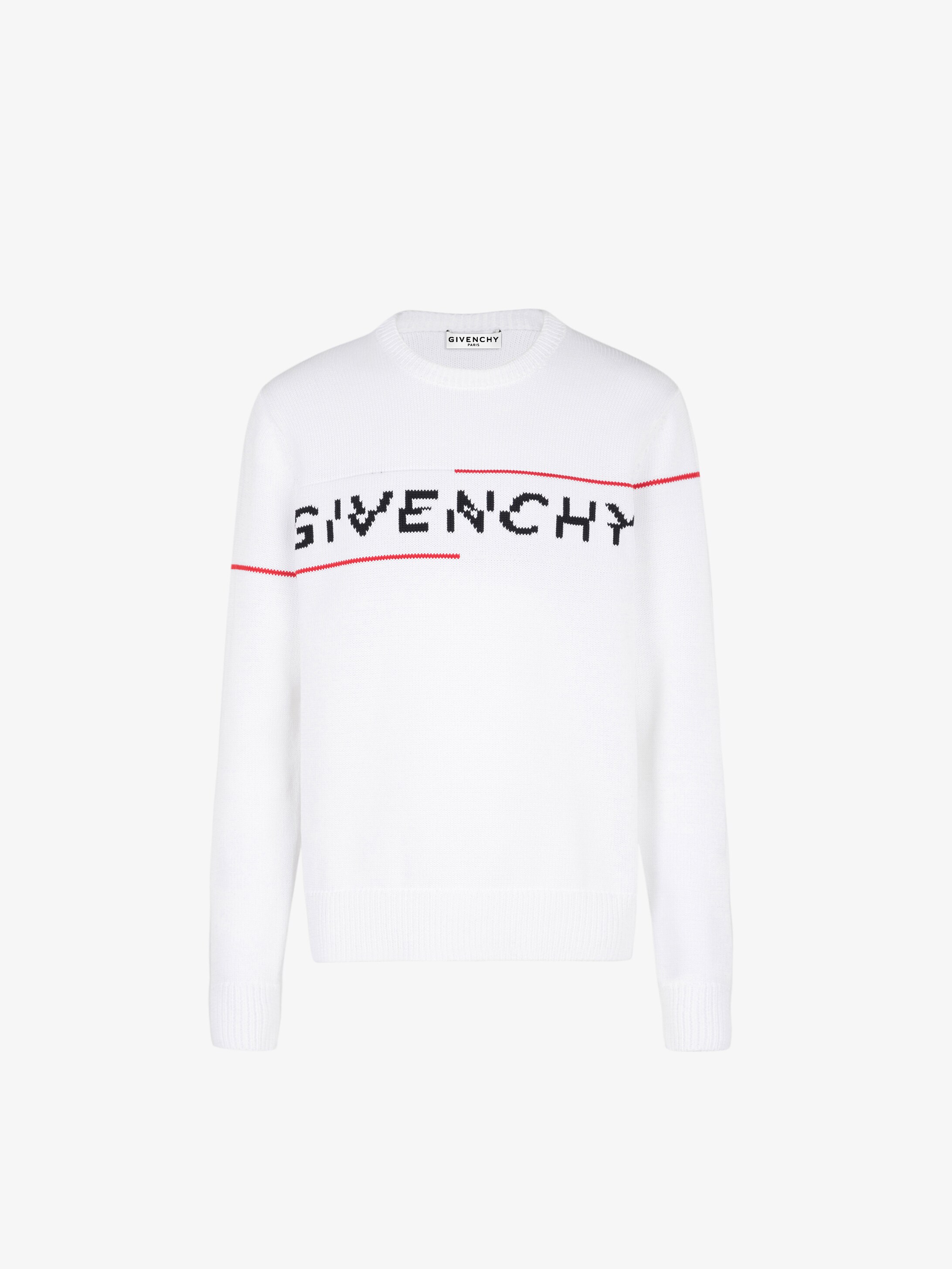 GIVENCHY SPLIT sweater in jersey