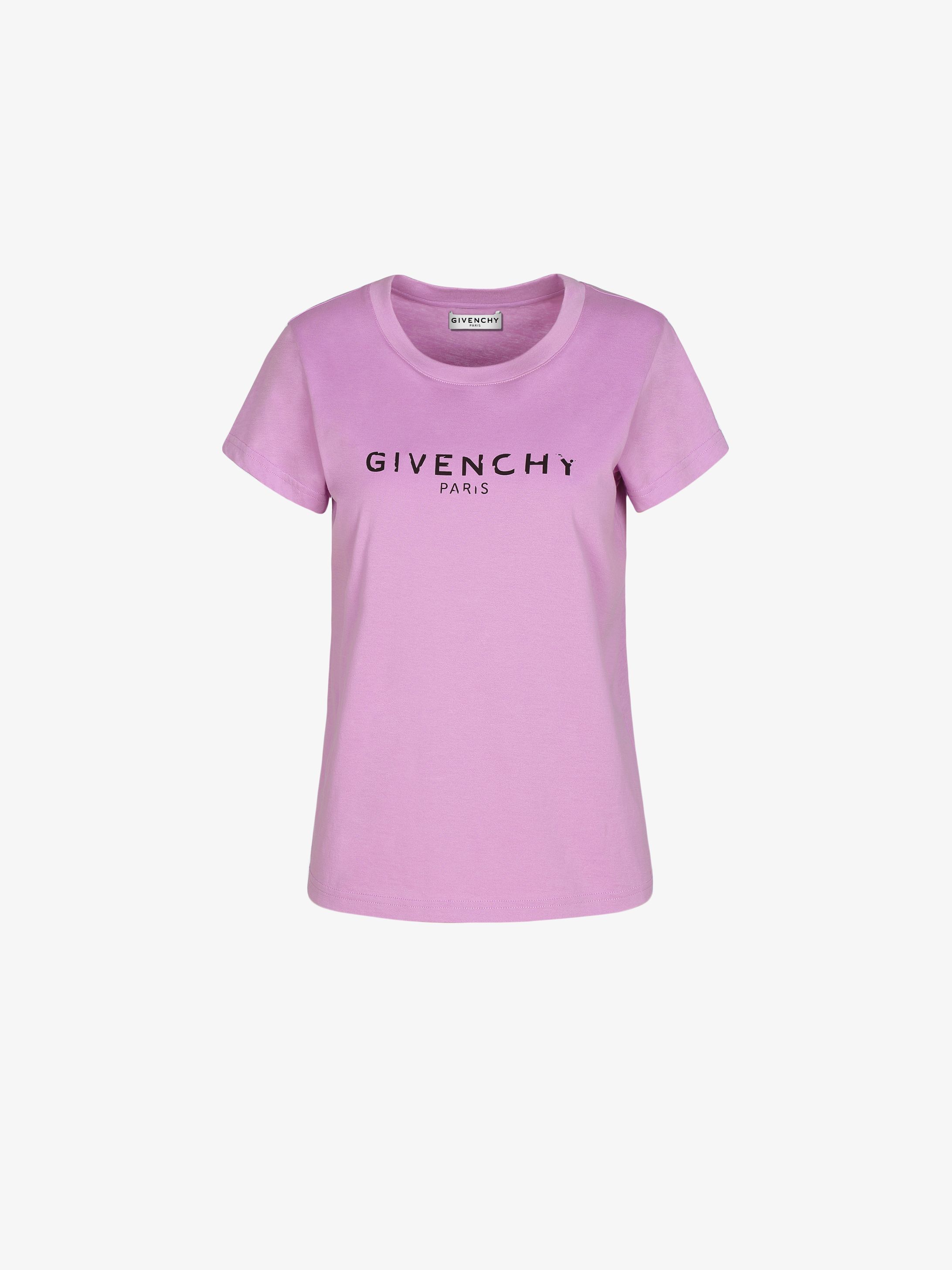 T-shirt slim imprimé GIVENCHY PARIS vintage