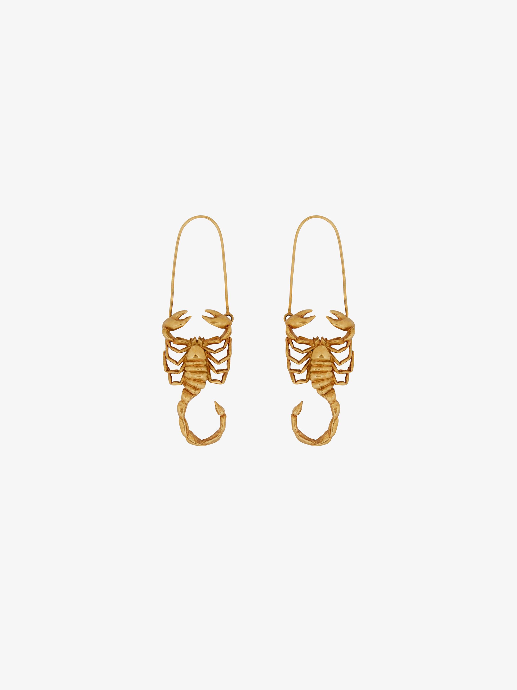 Boucles d'oreilles Zodiaque Scorpion
