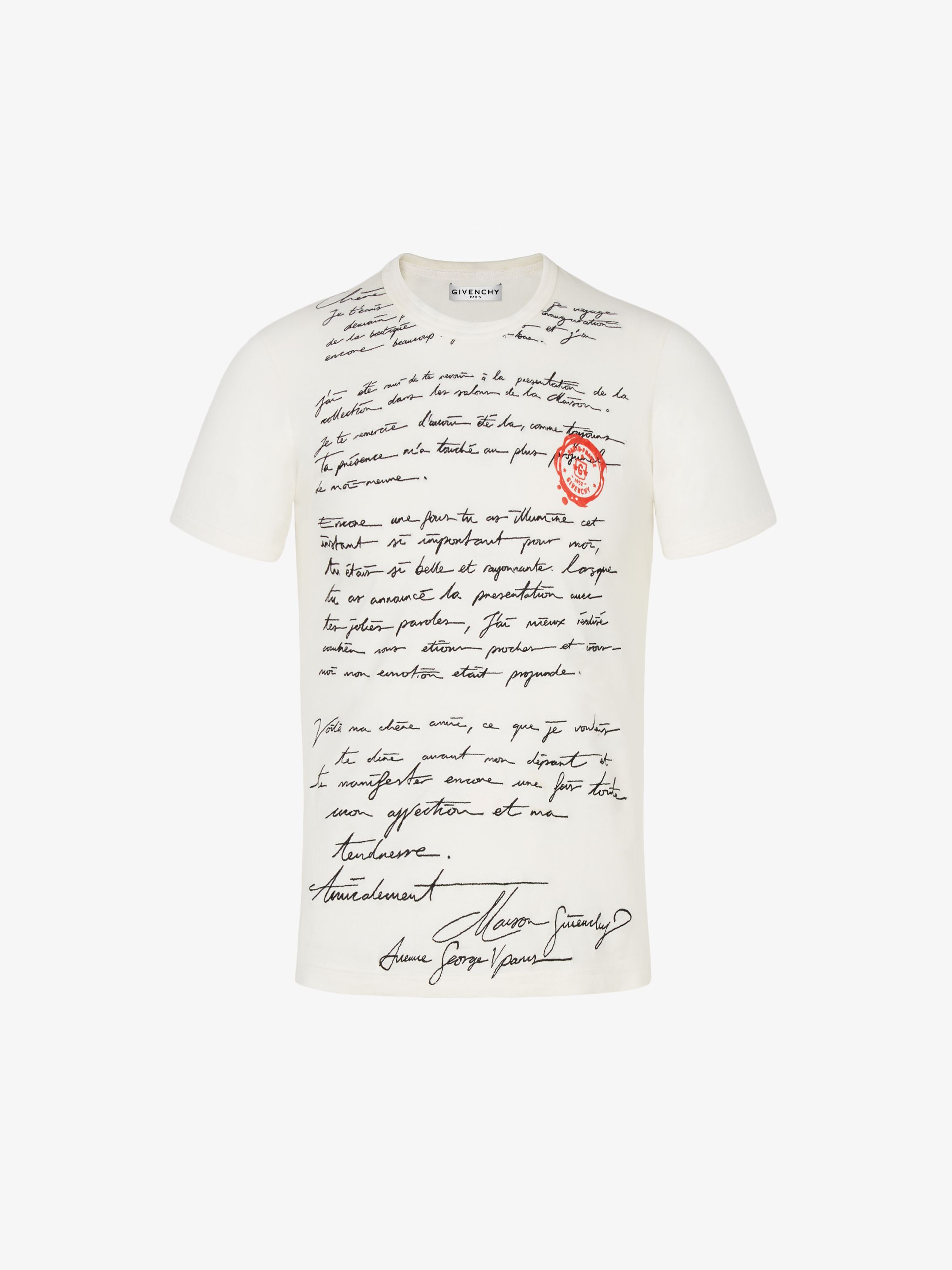 T-shirt oversized à broderie Lettre