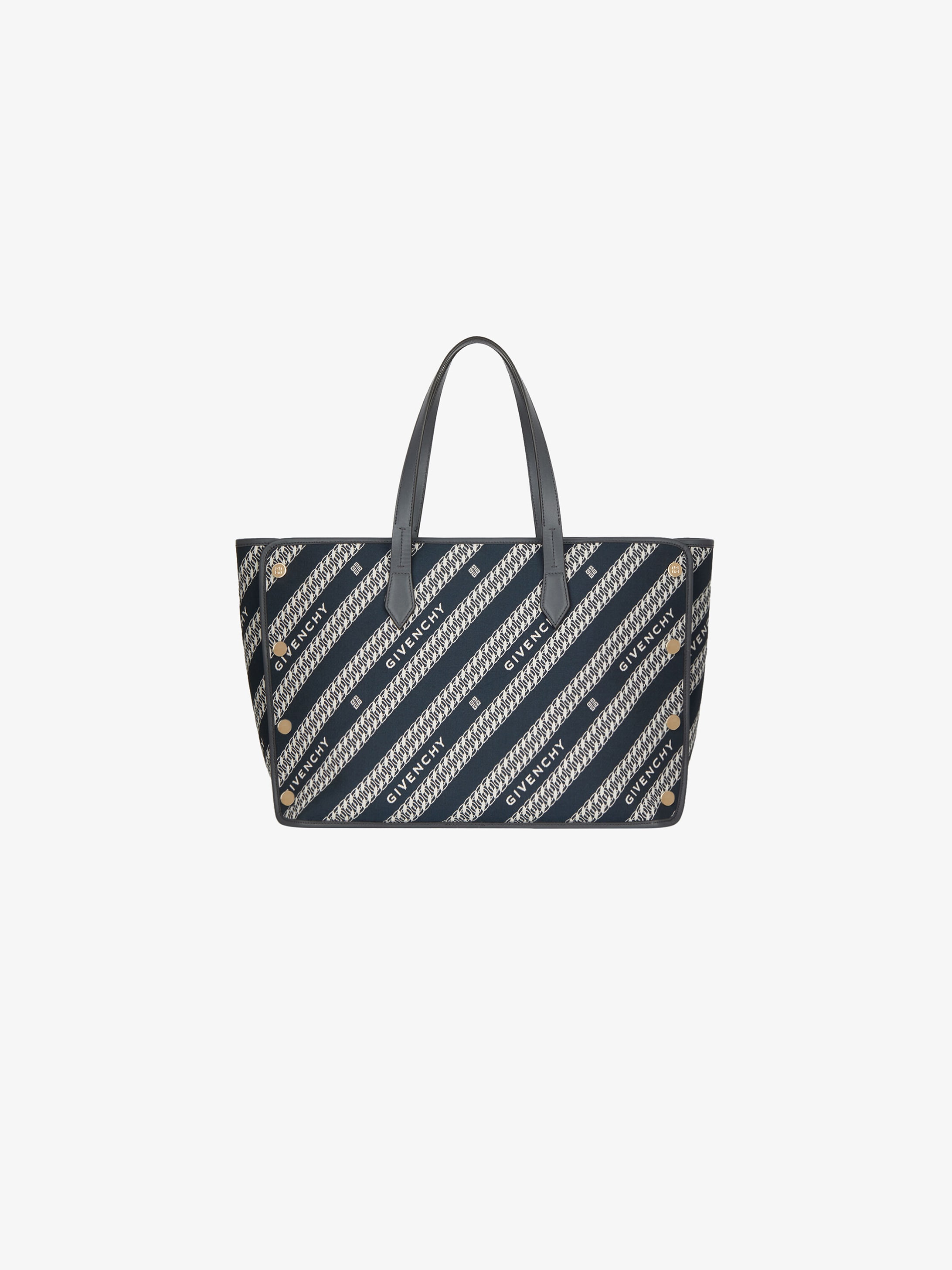 Medium BOND shopper in GIVENCHYcanvas chain jacquard