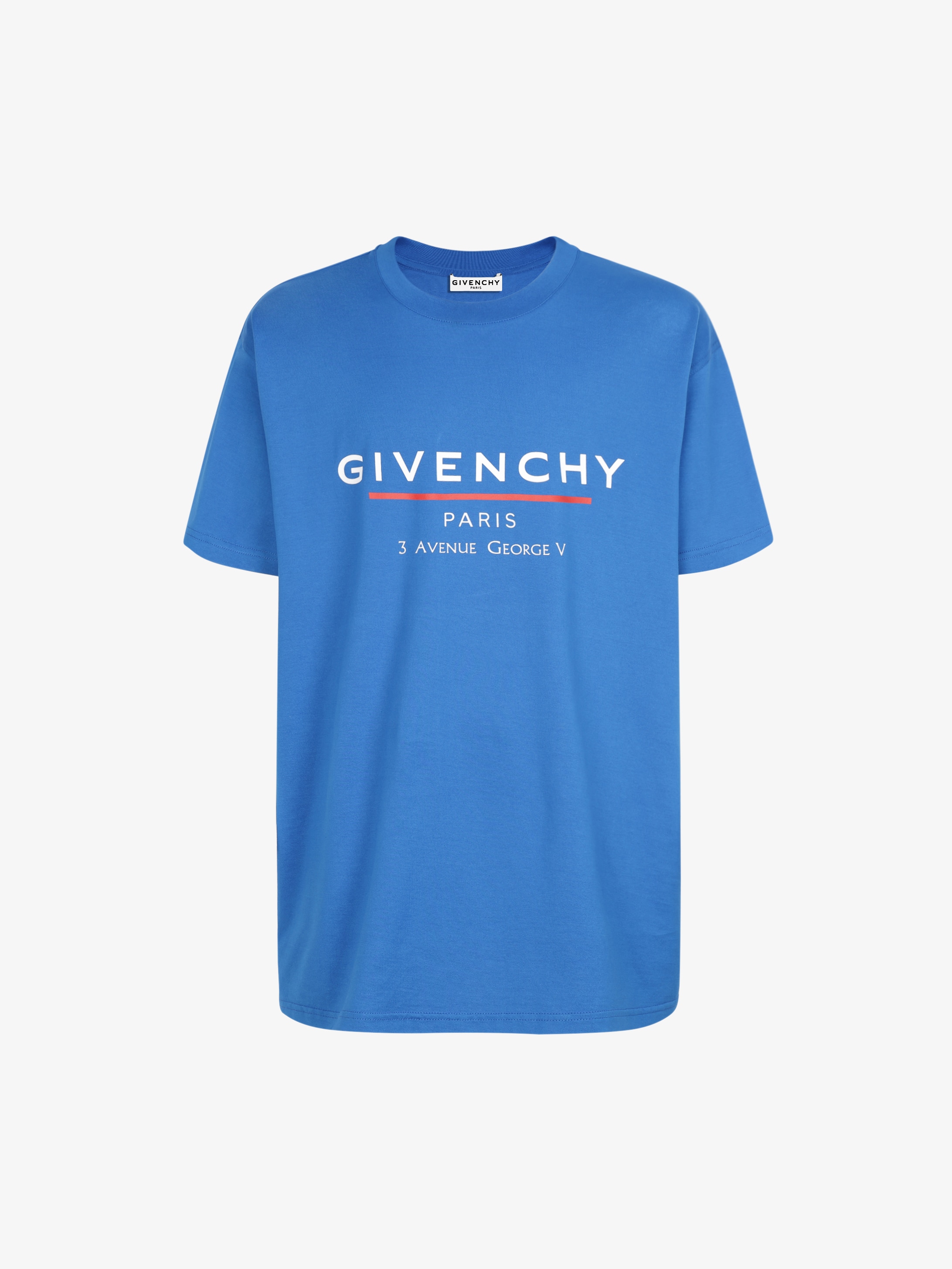 GIVENCHY Label printed oversized t-shirt | GIVENCHY Paris