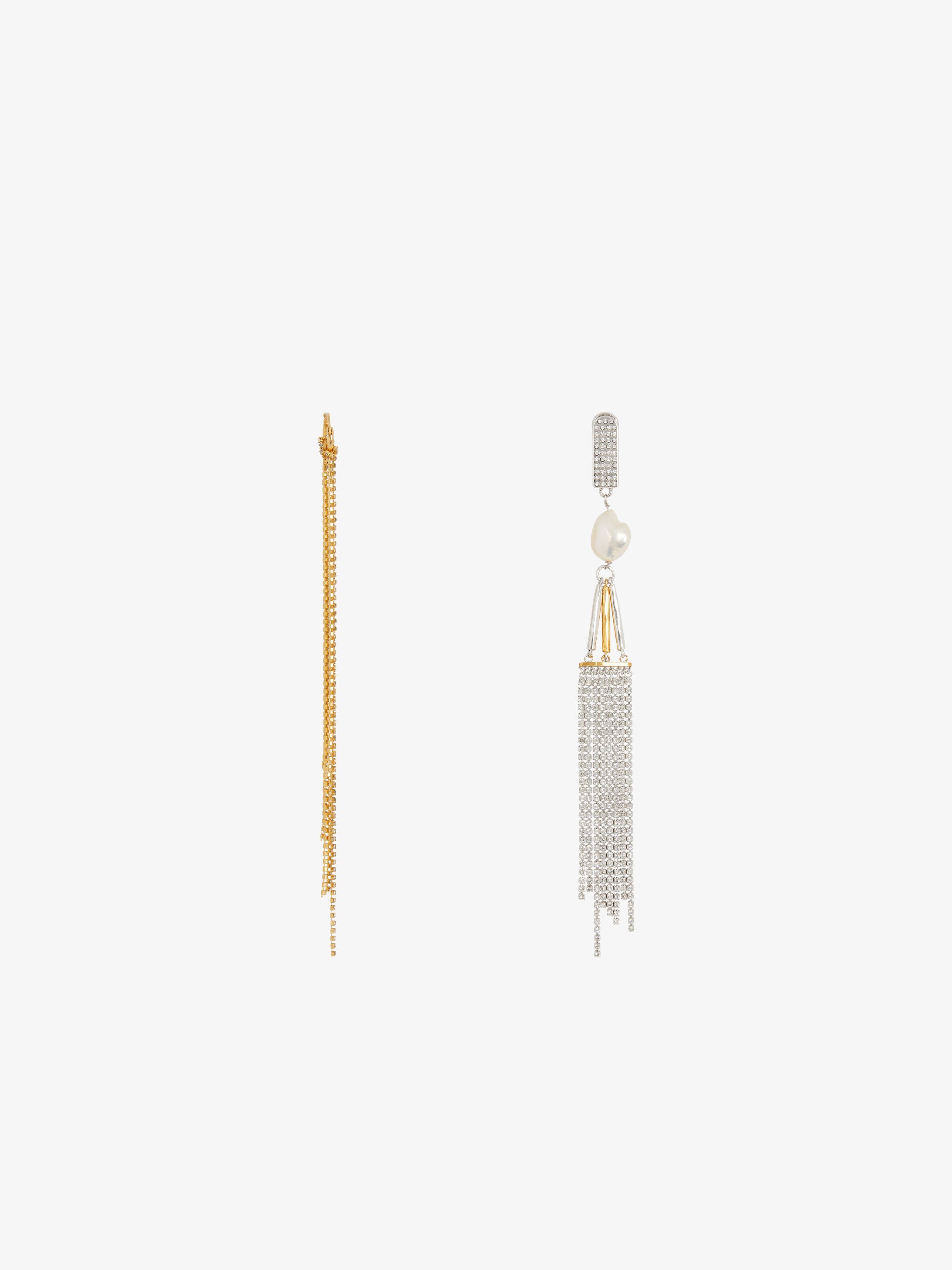 Boucles d'oreilles asymétriques Cascade
