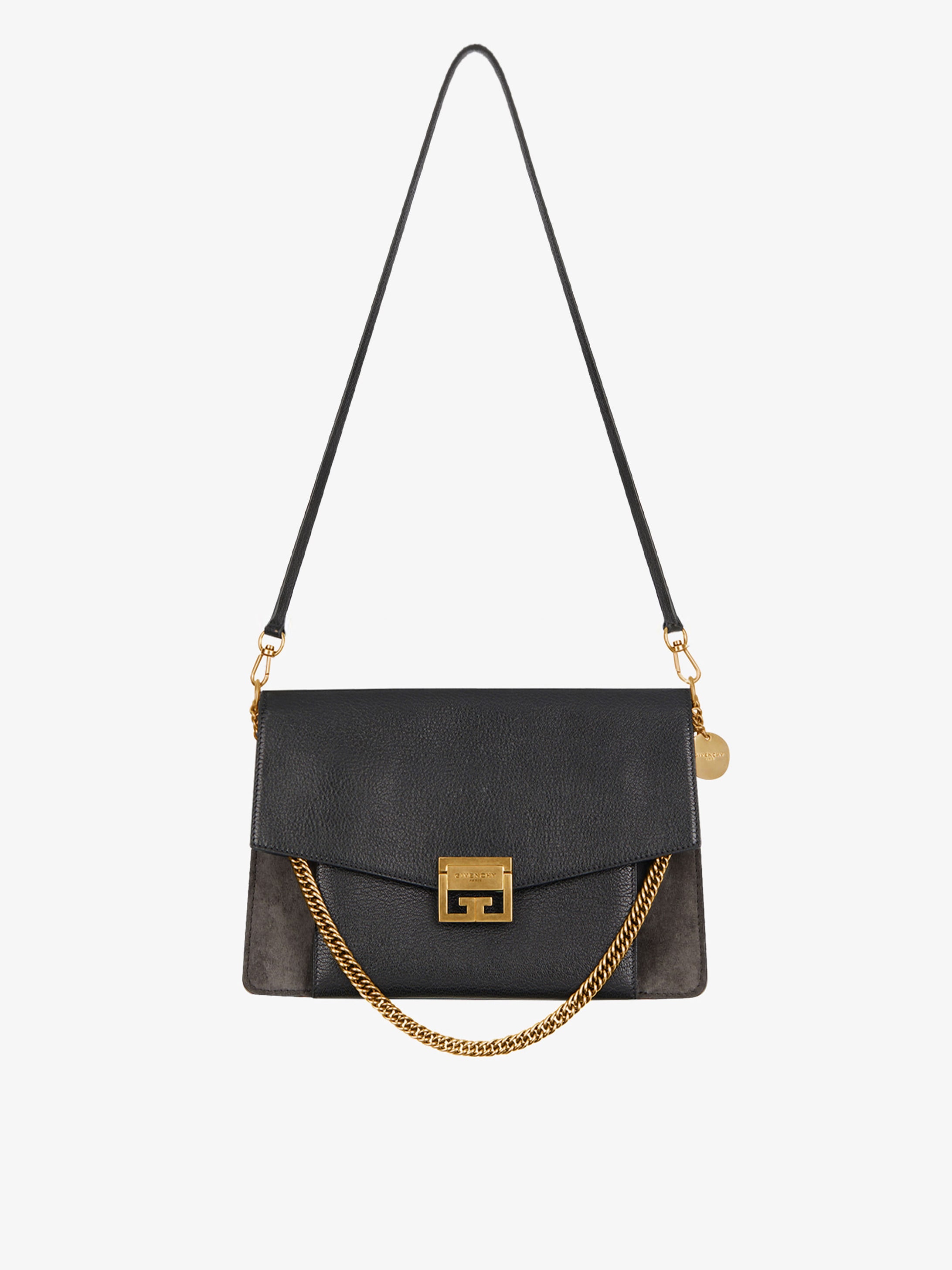 Two-toned medium GV3 bag in leather and 