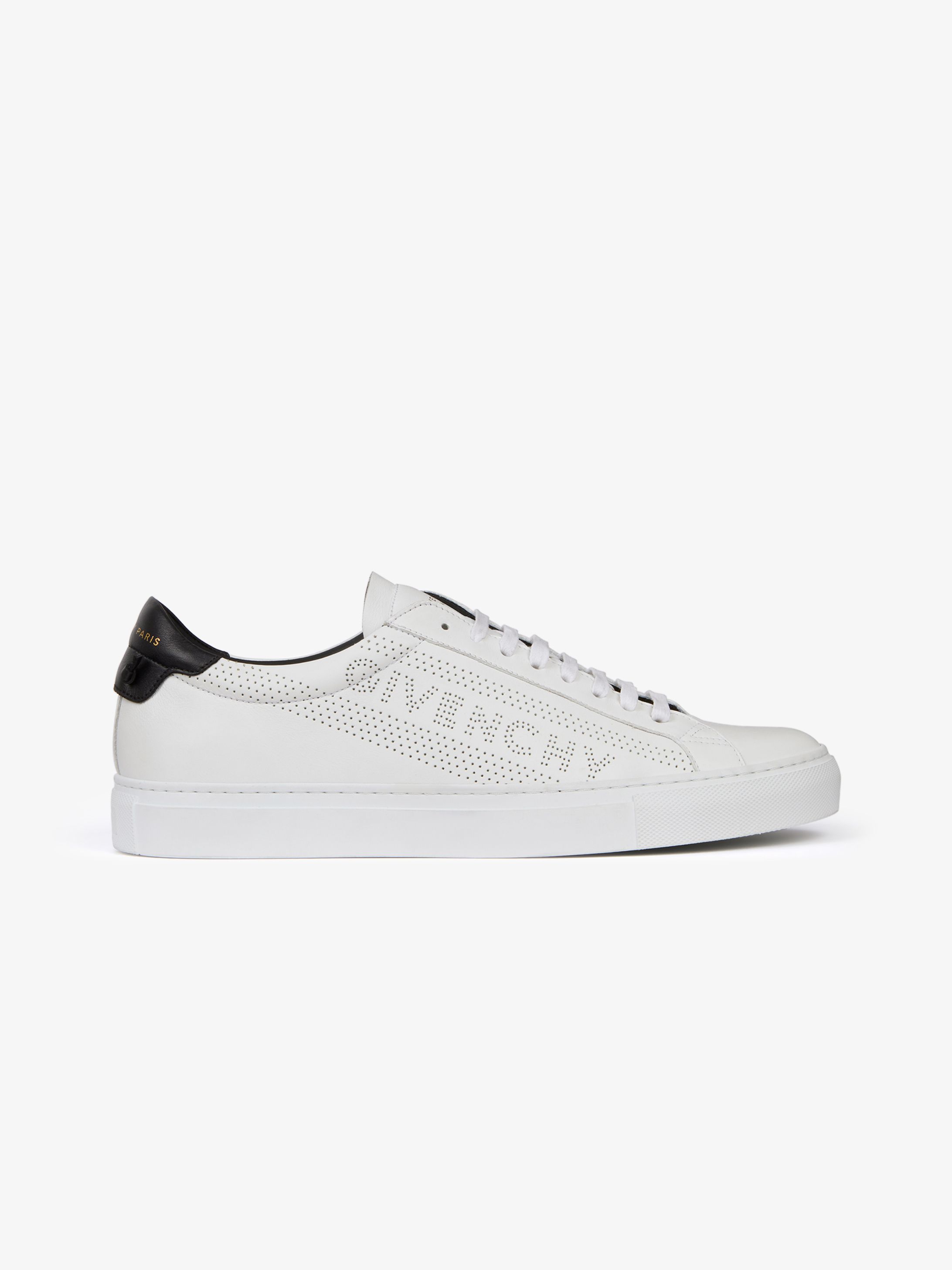 GIVENCHY perforated low sneakers in leather