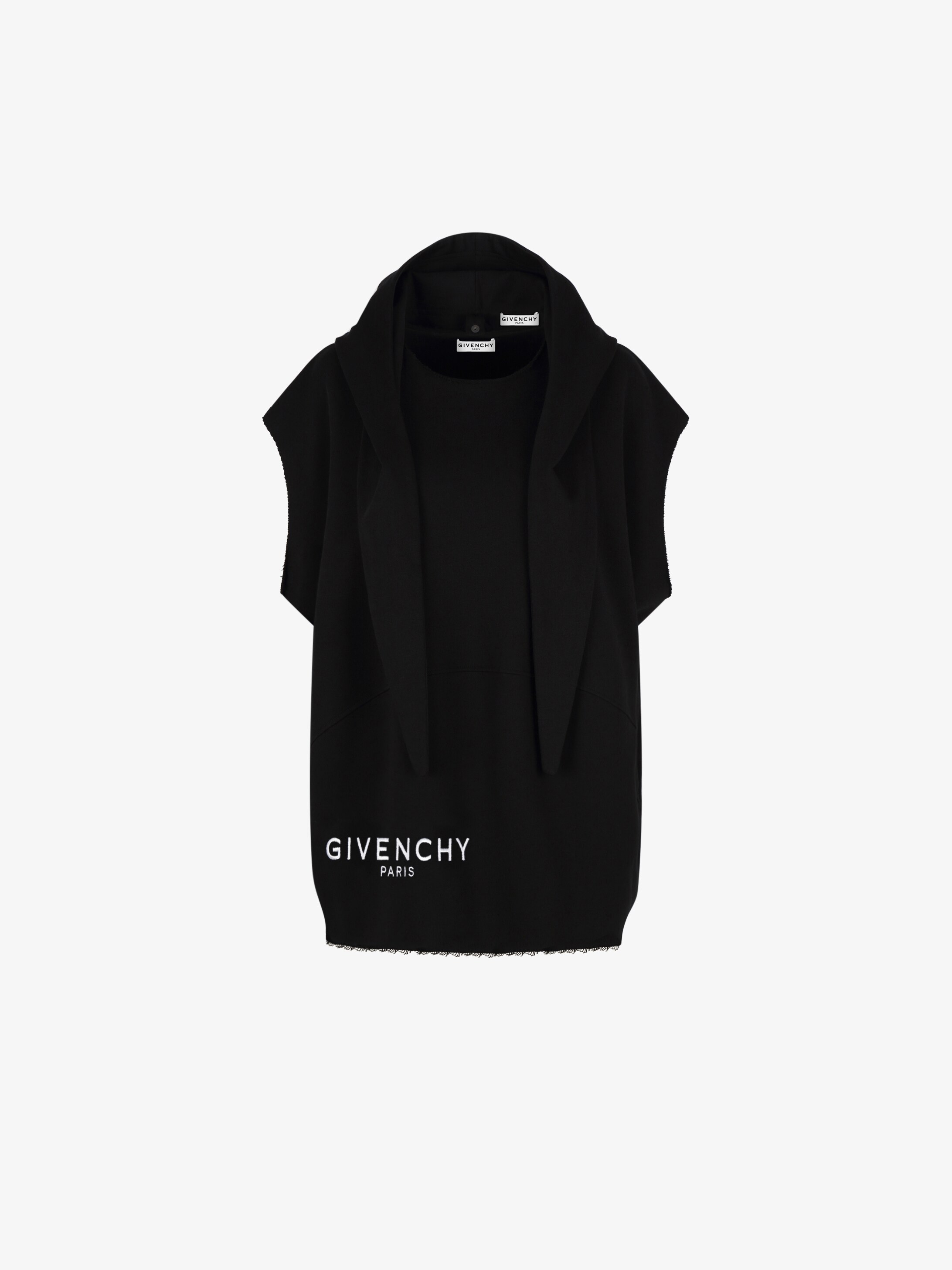 givenchy sleeveless hoodie