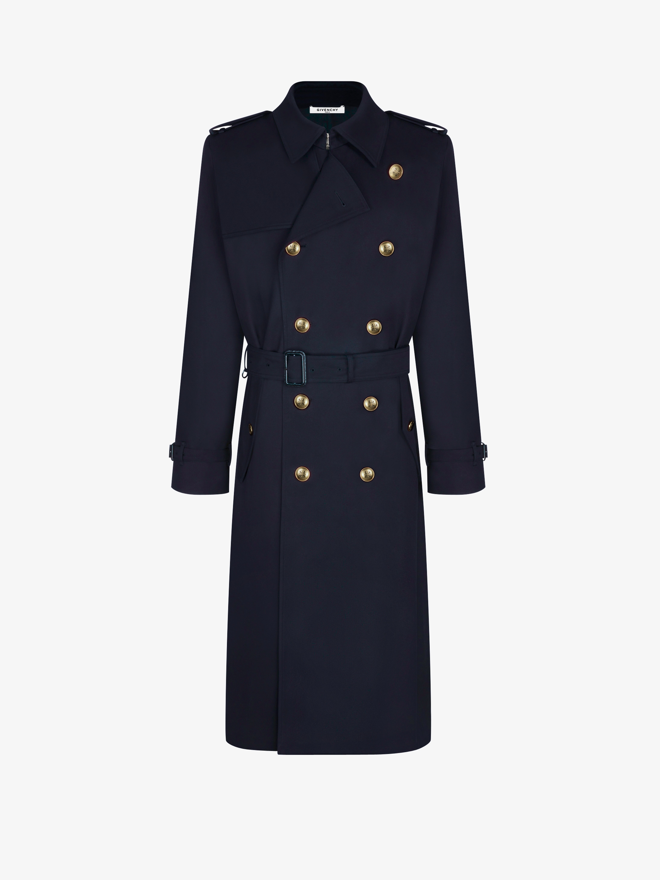 Gold 4G buttons trench coat | GIVENCHY Paris