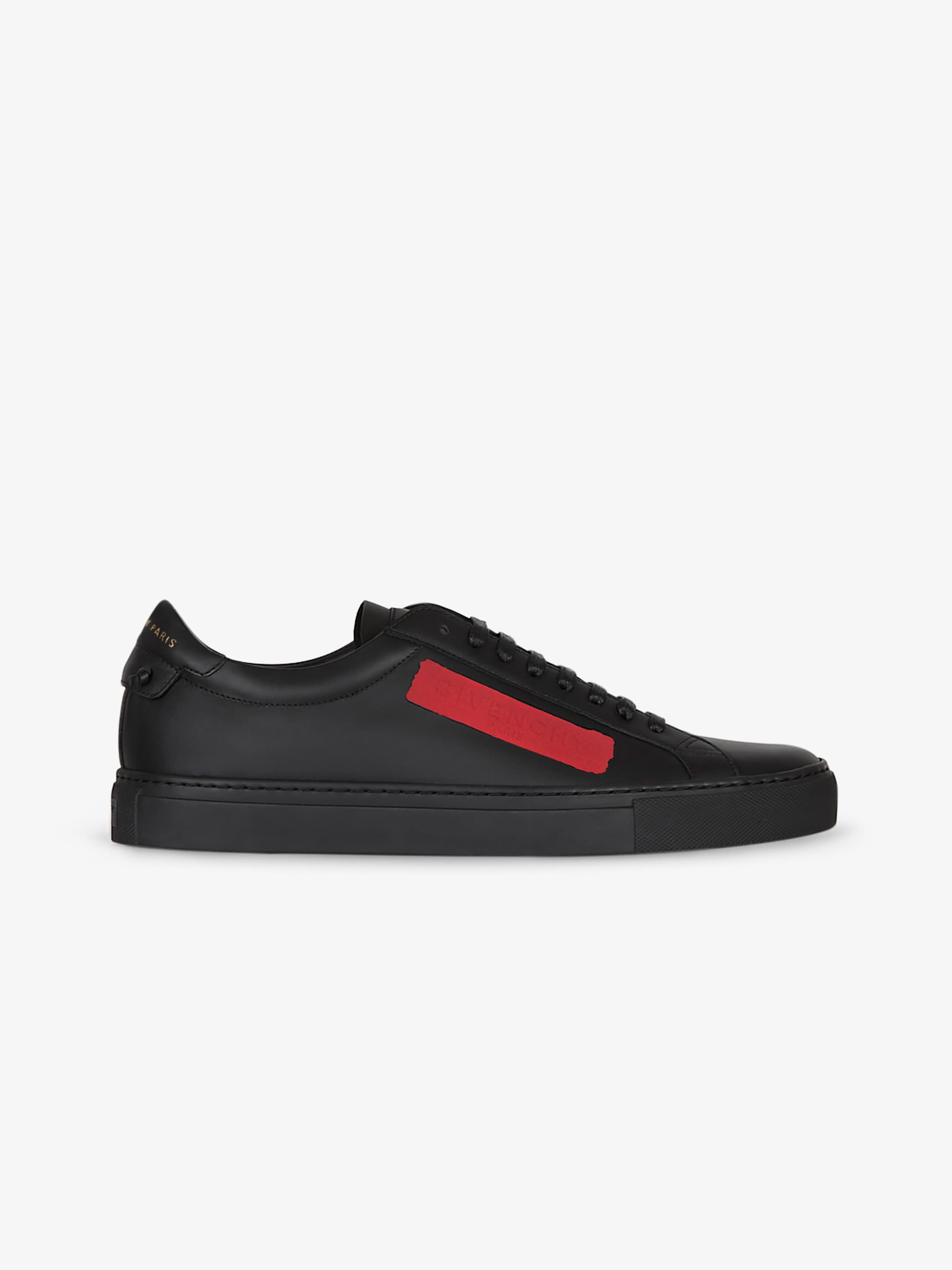 GIVENCHY sneakers in leather with latex band