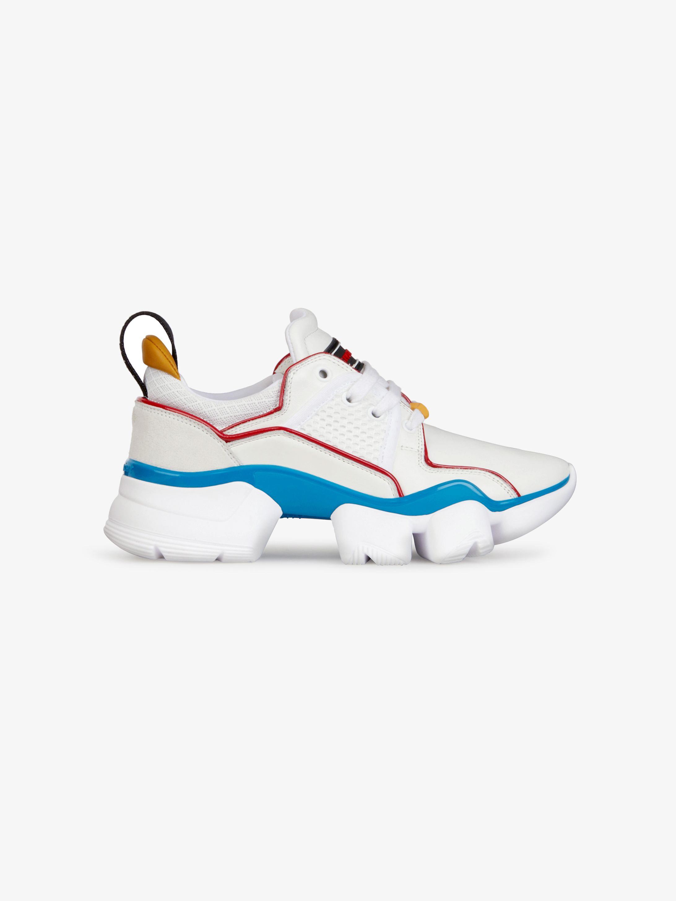 Multicolored low JAW sneakers in neoprene and leather