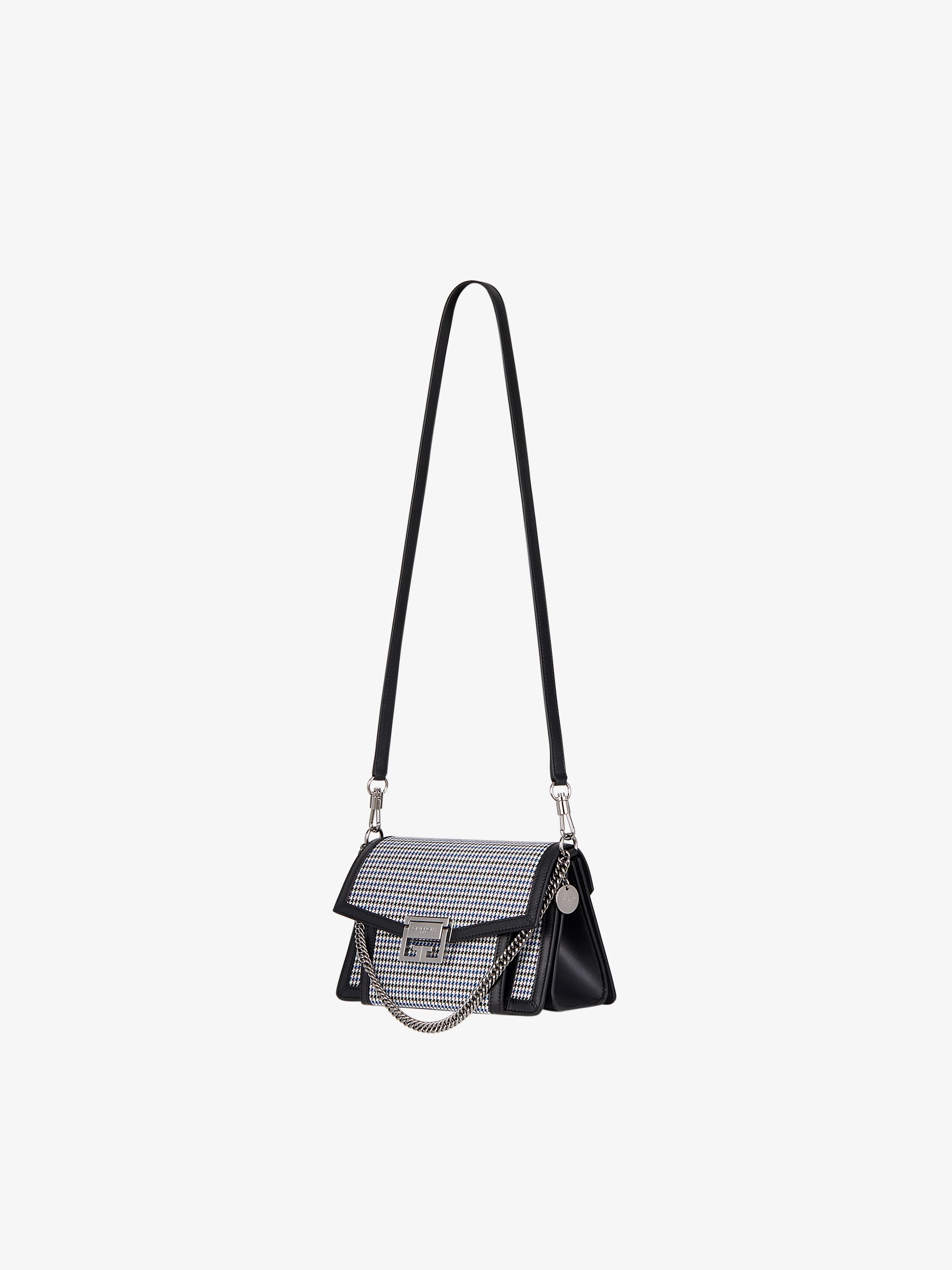 Small GV3 bag in houndstooth wool