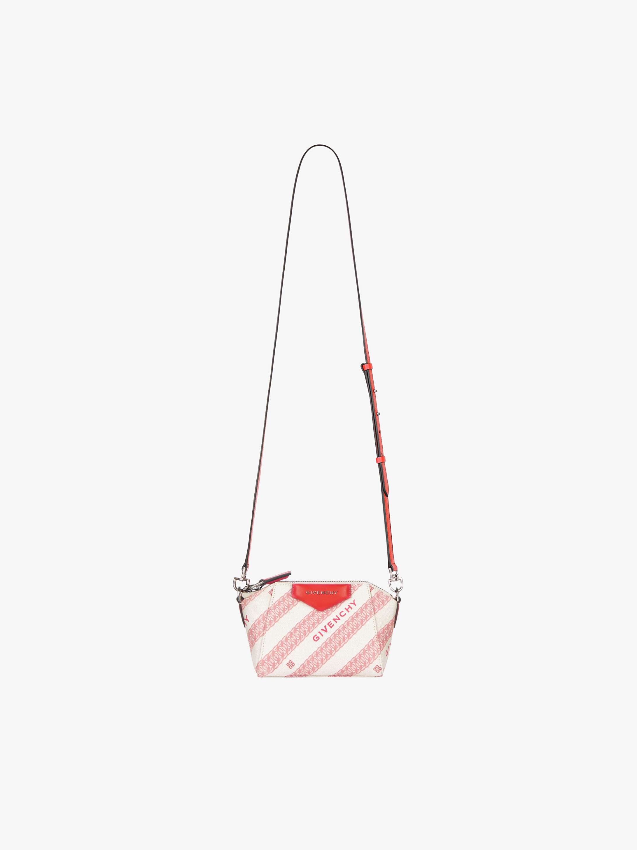 GIVENCHY Chain nano Antigona bag in jacquard