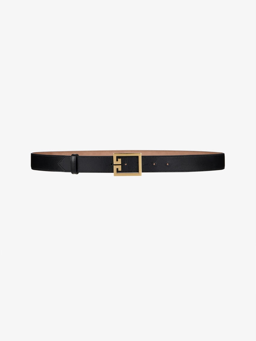 Double G belt in leather
