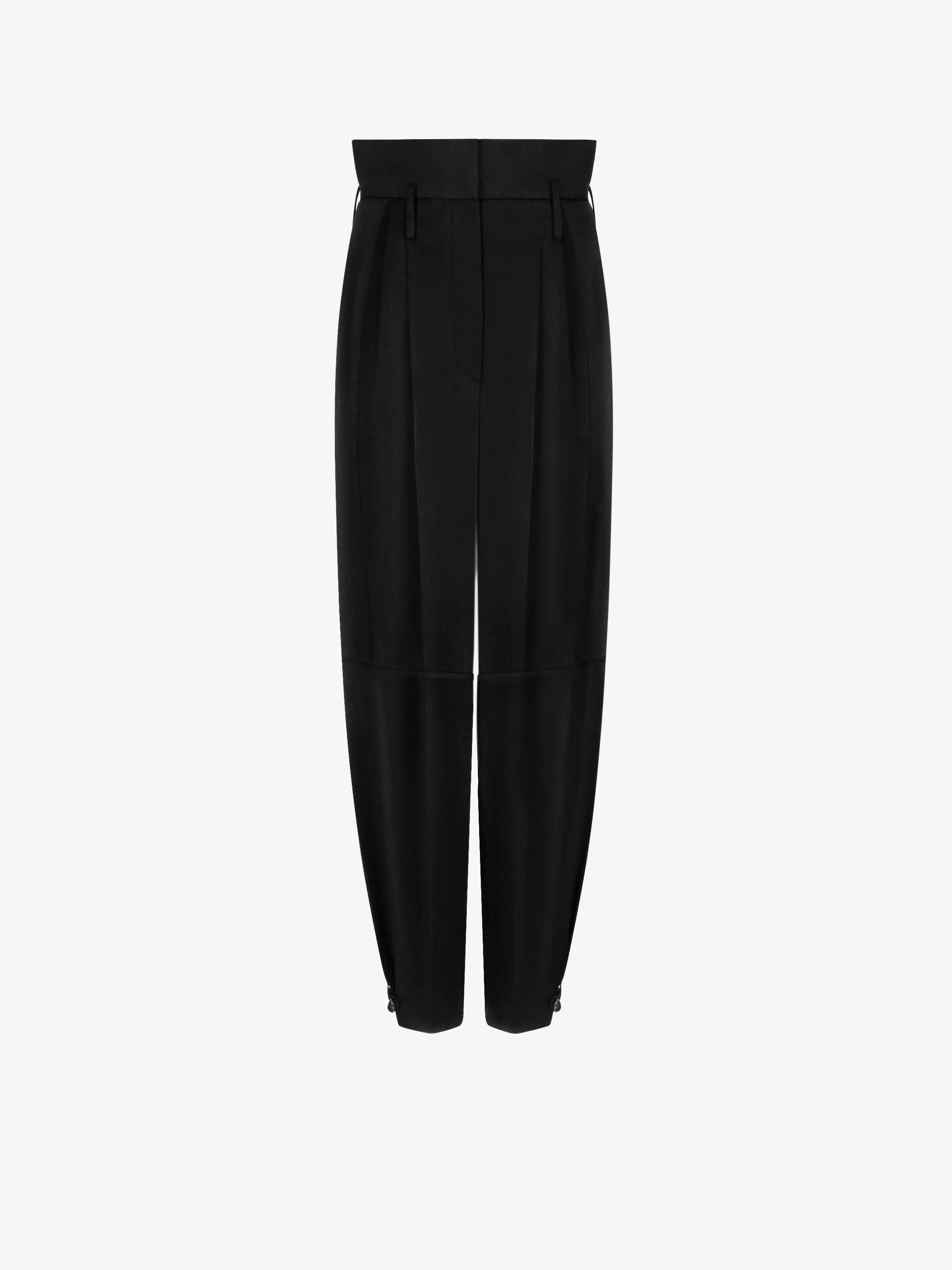 High waisted military trousers