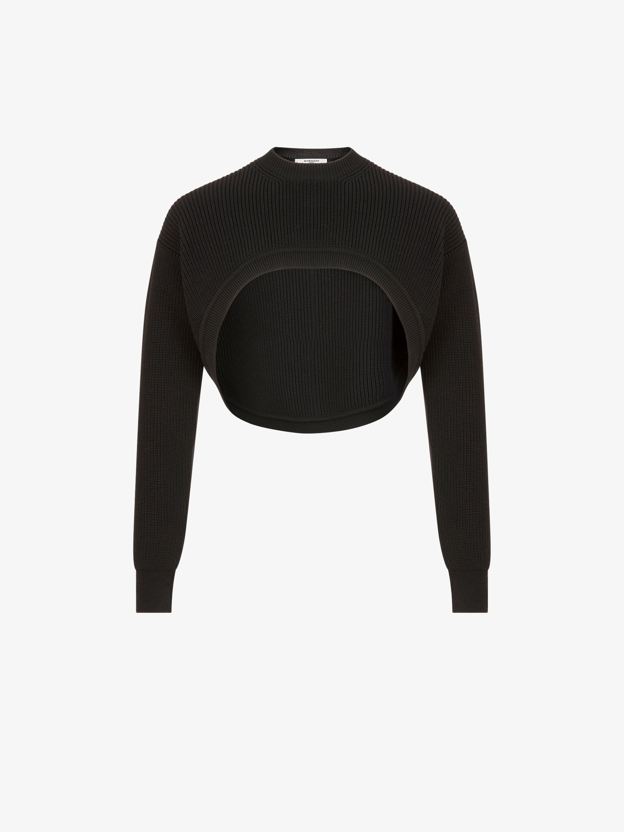 givenchy crop sweatshirt
