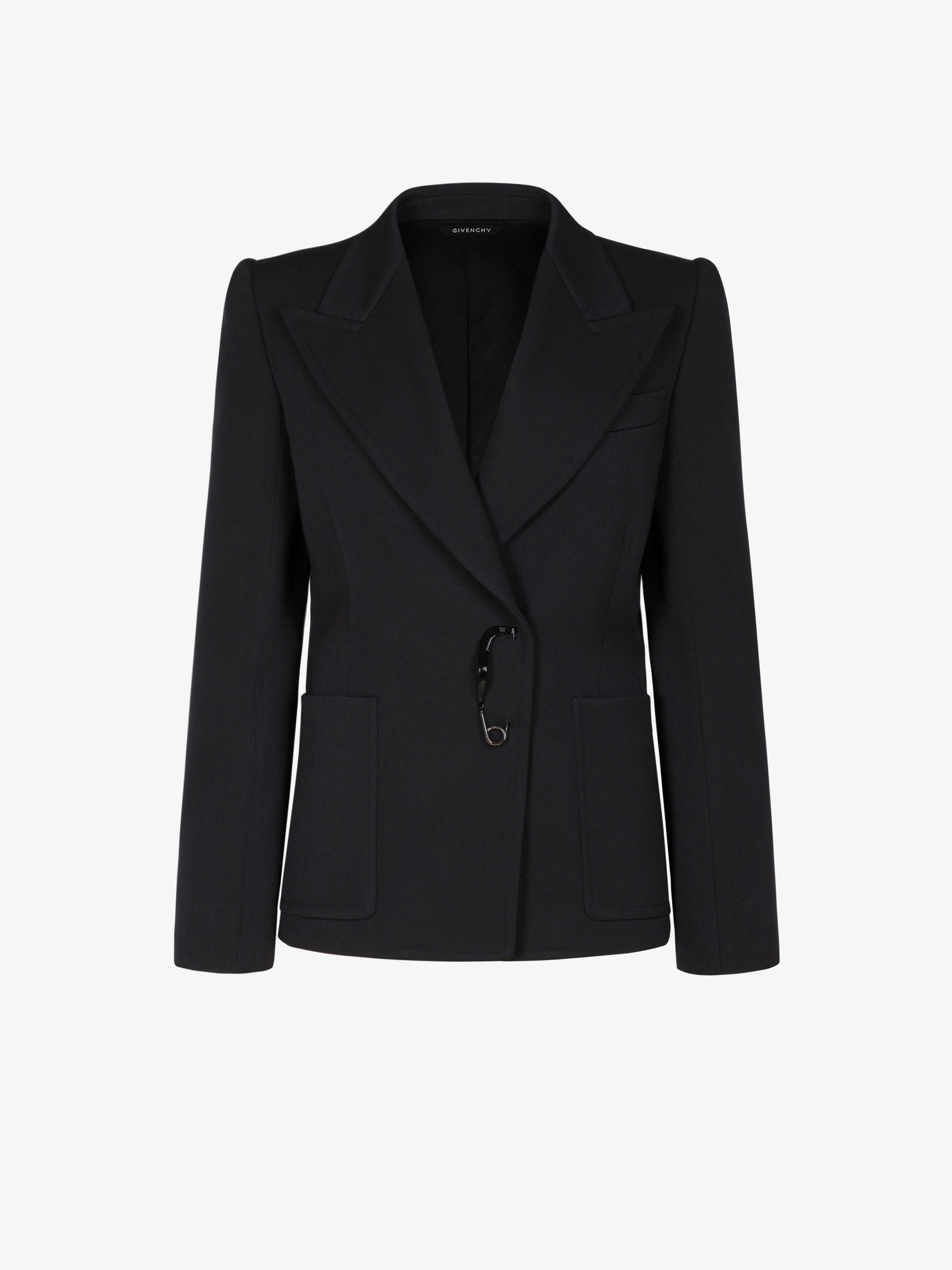 Veste croisée à épingle laquée