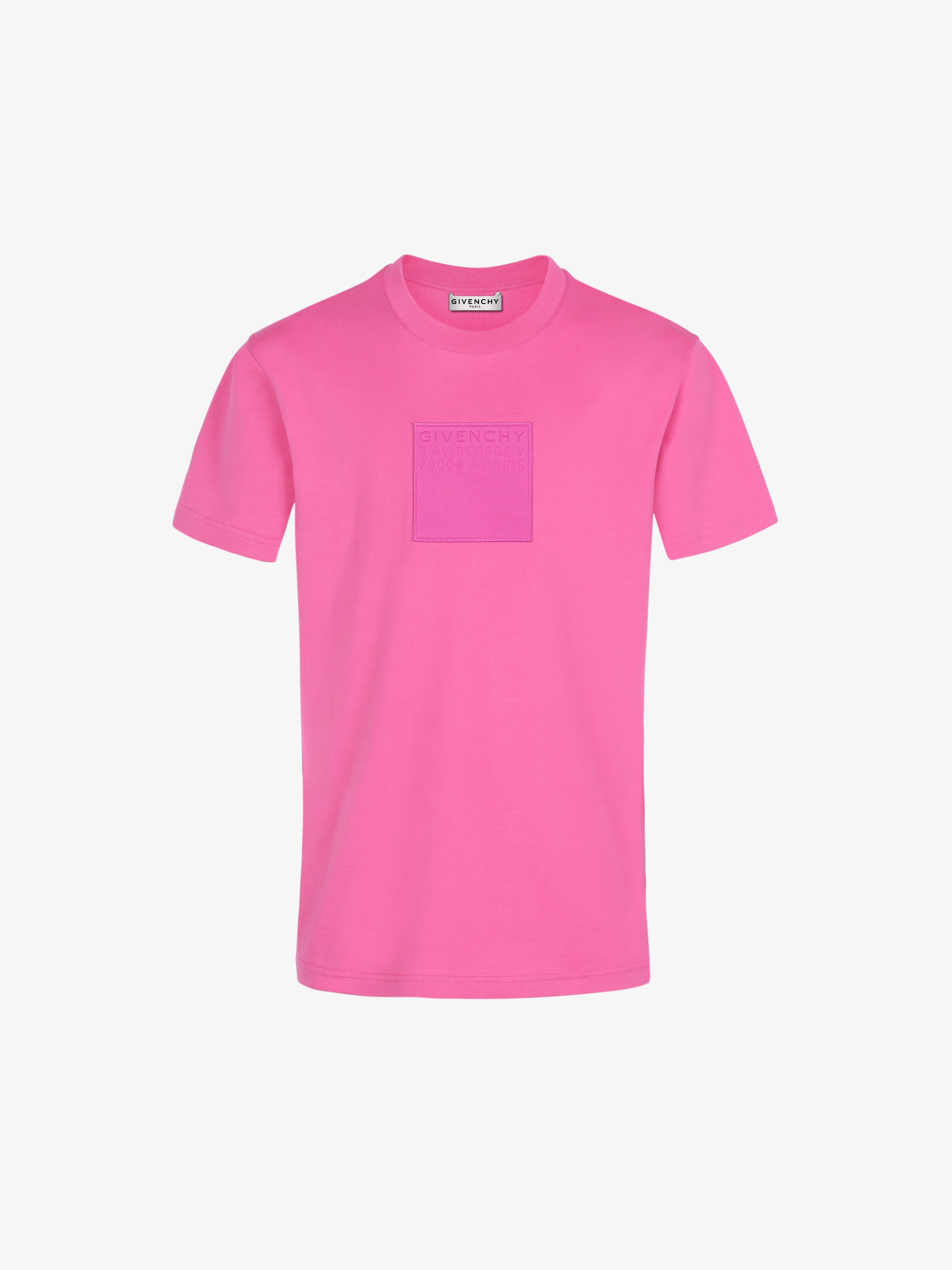 GIVENCHY ADDRESS patch slim fit t-shirt