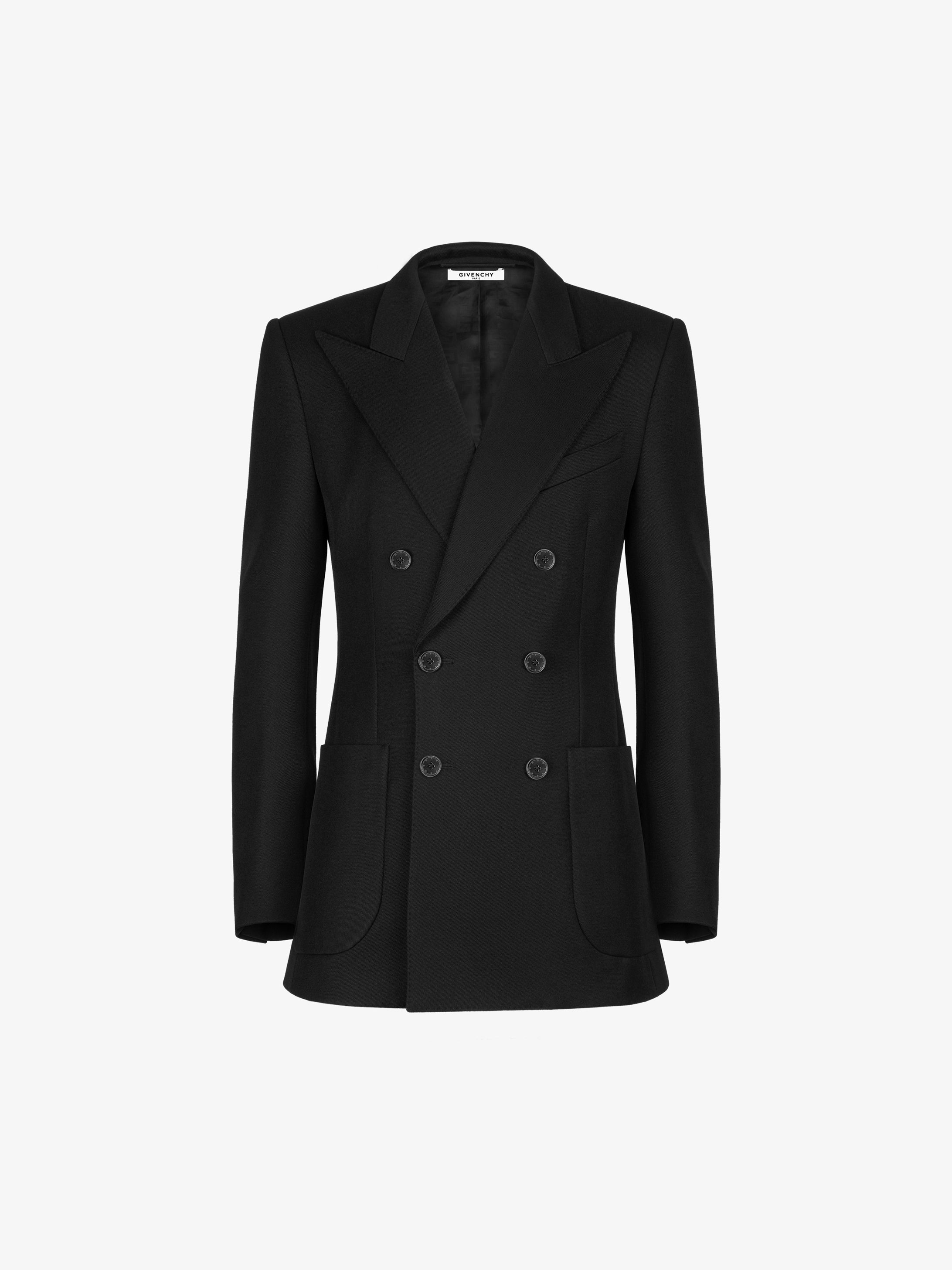 Veste en laine à boutons nacre