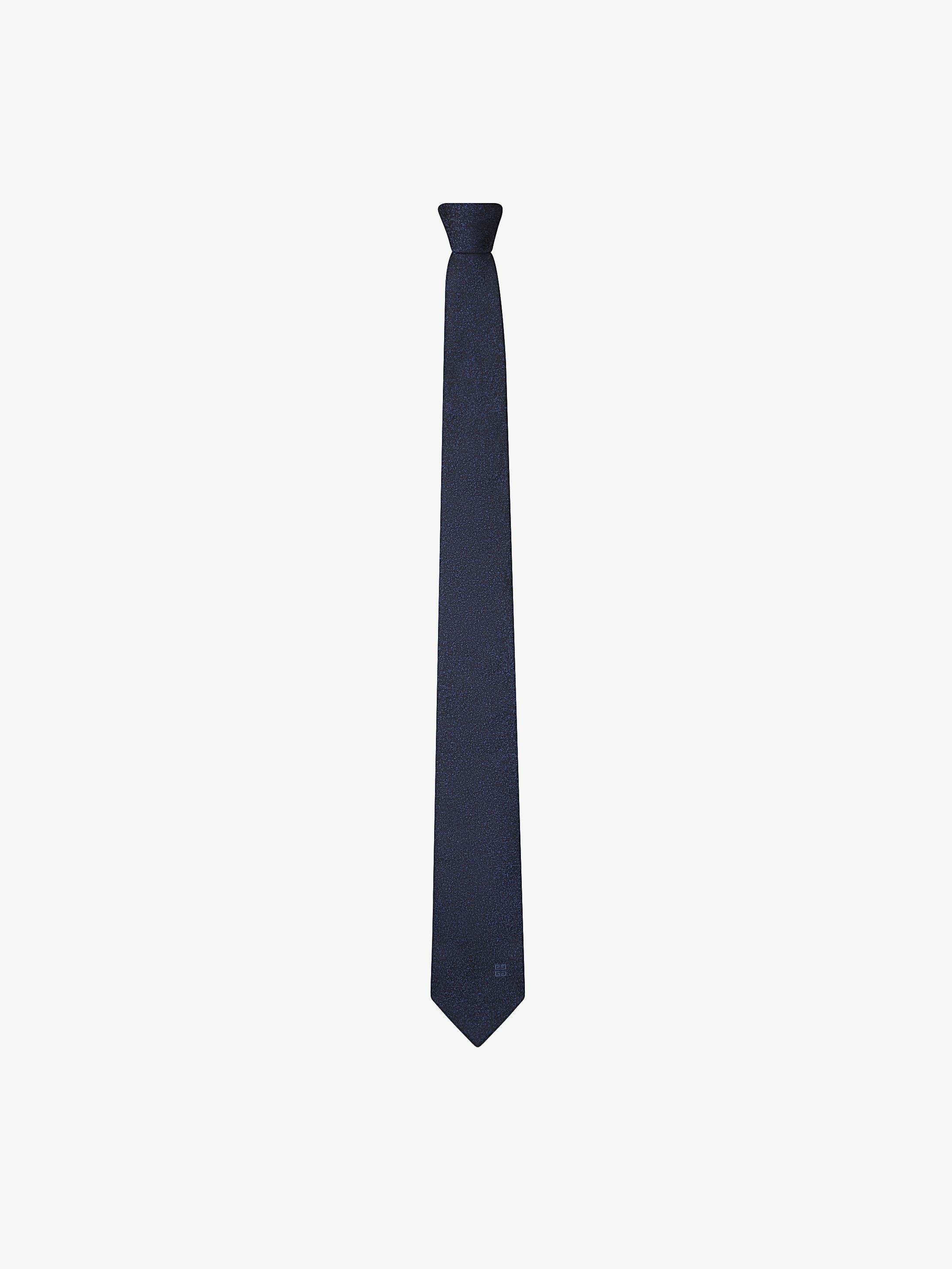 Cravate en jacquard de soie 4G