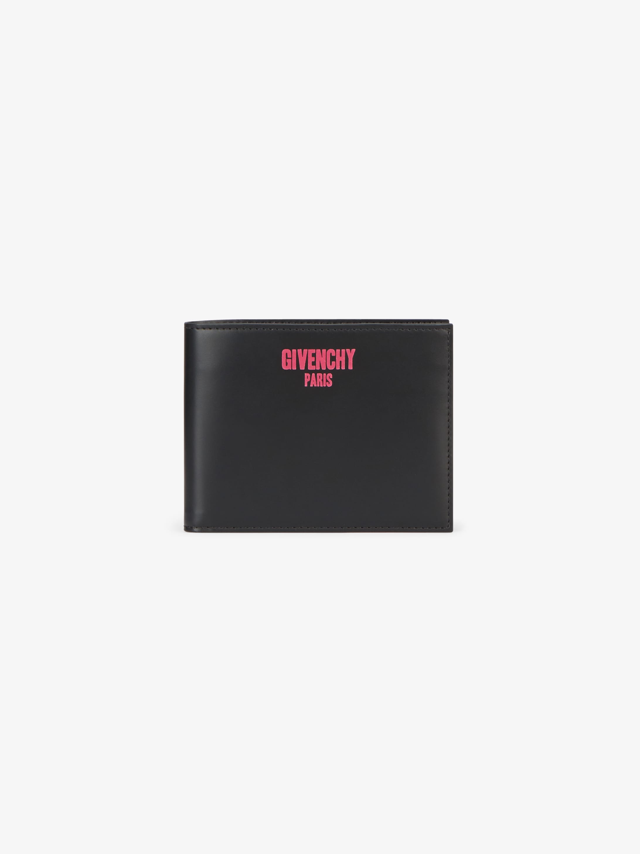 GIVENCHY PARIS leather printed wallet 