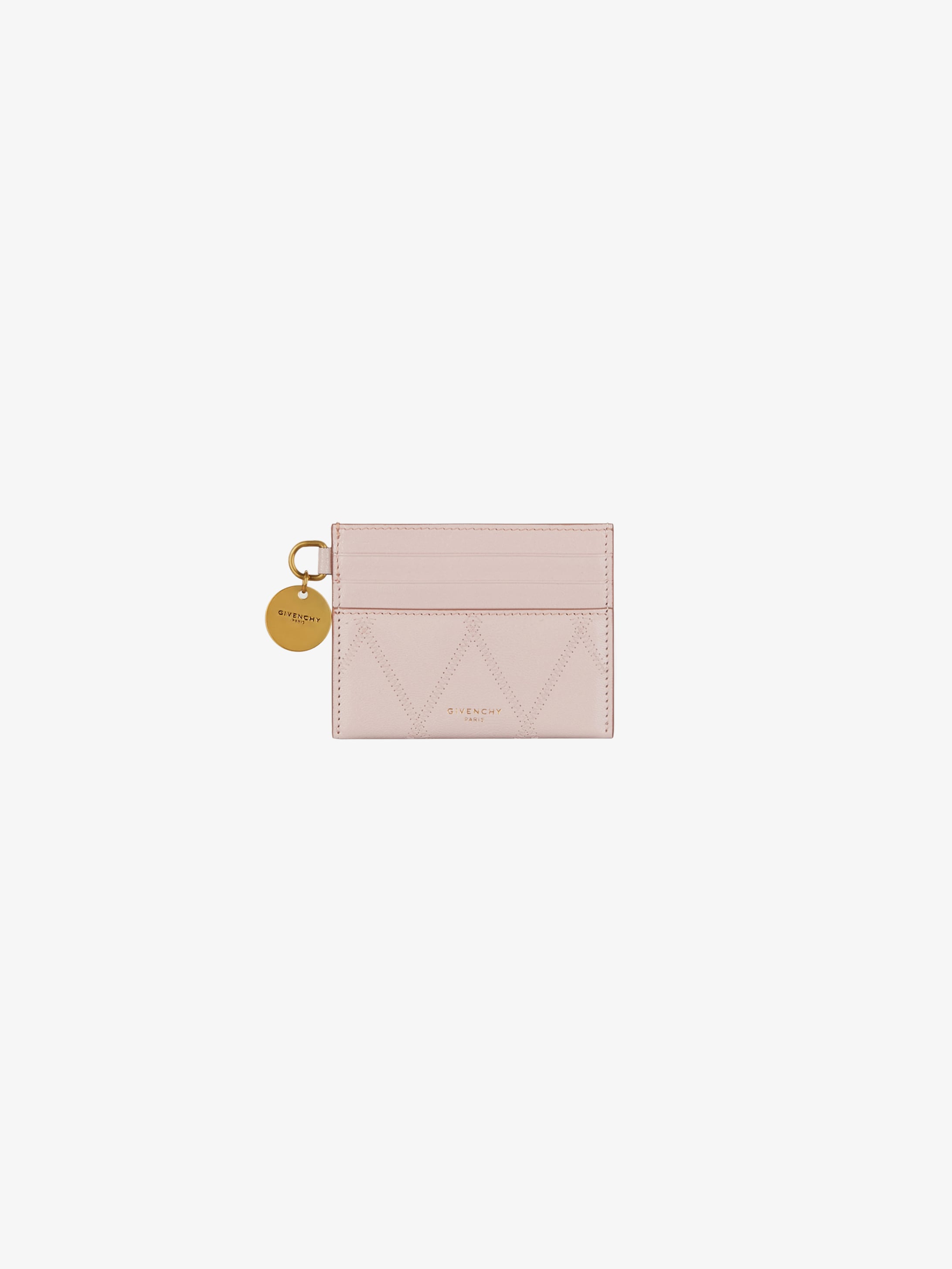 Porte-cartes GV3 en cuir matelassé