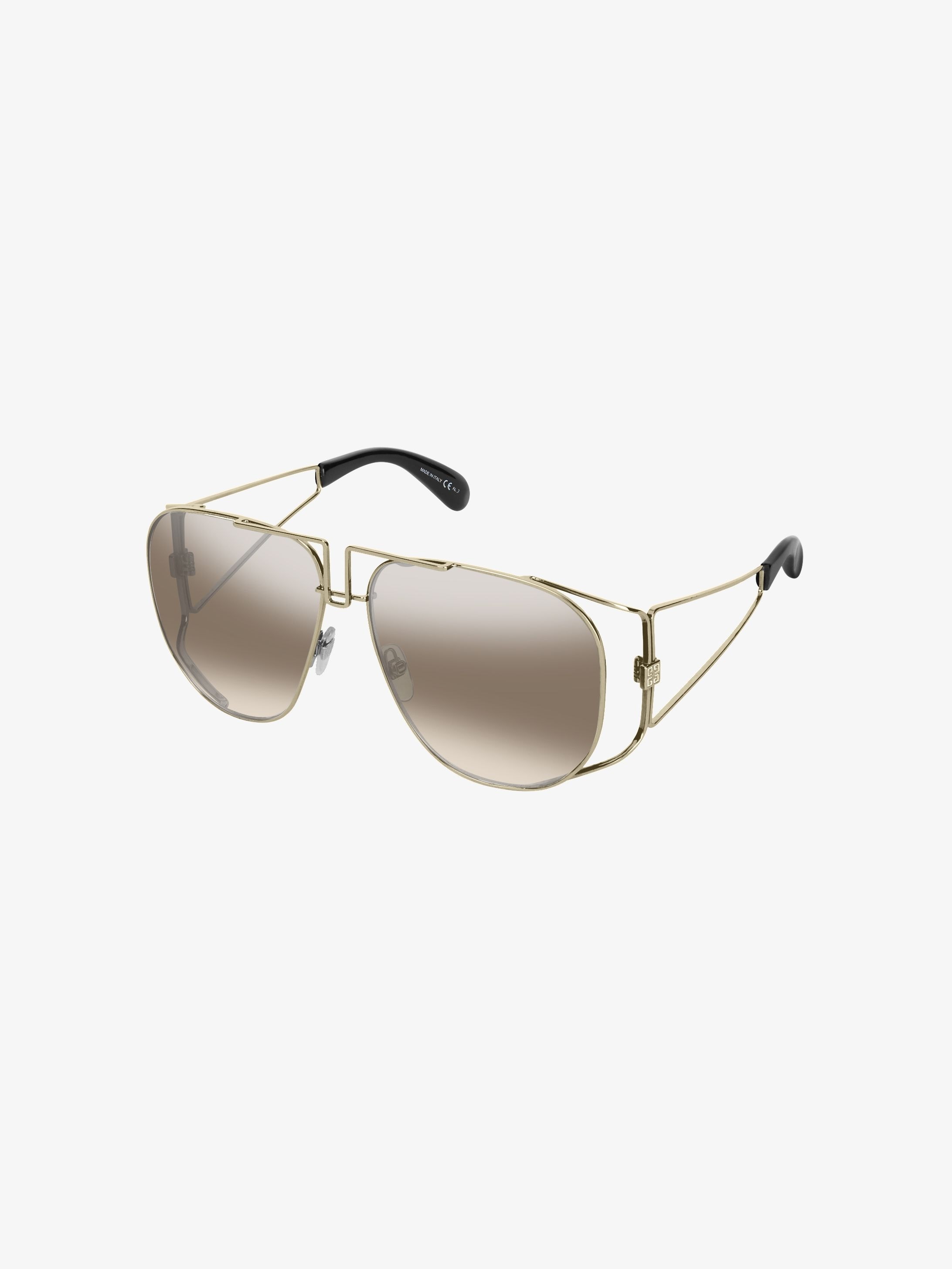graphic sunglasses in acetate and metal