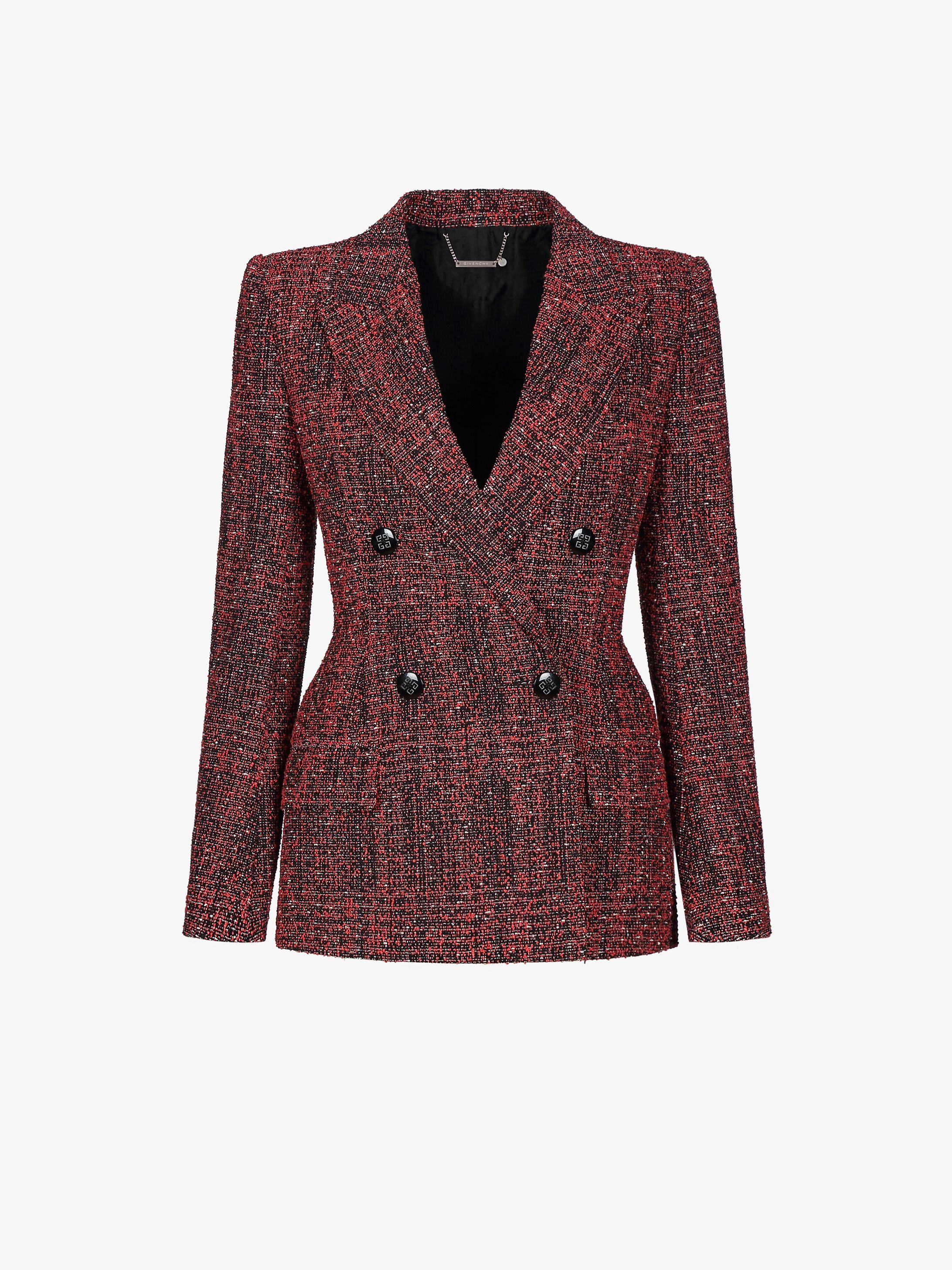 Giacca doppiopetto in tweed