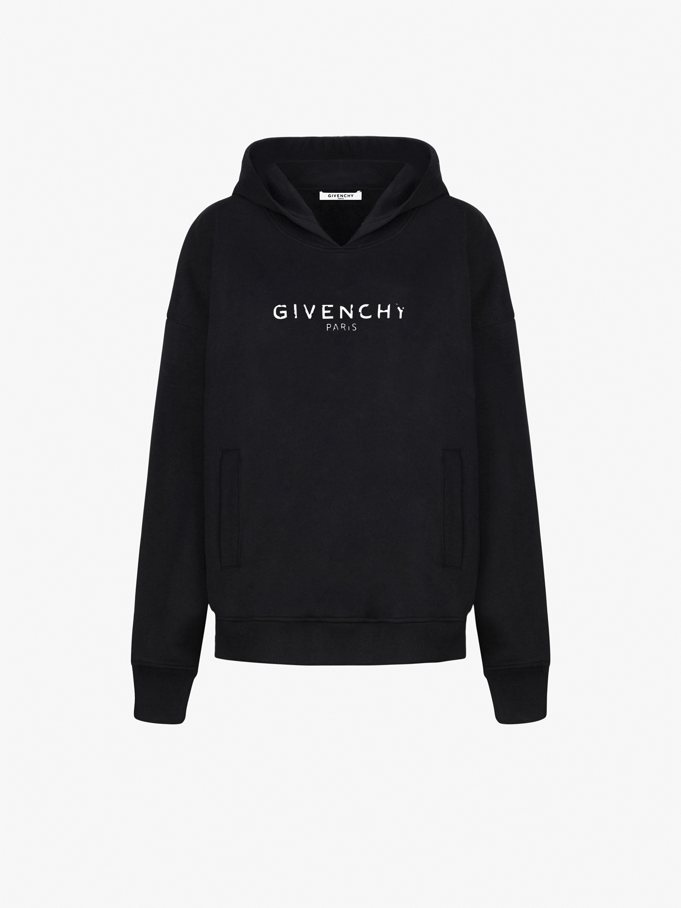 givenchy men's black hoodie