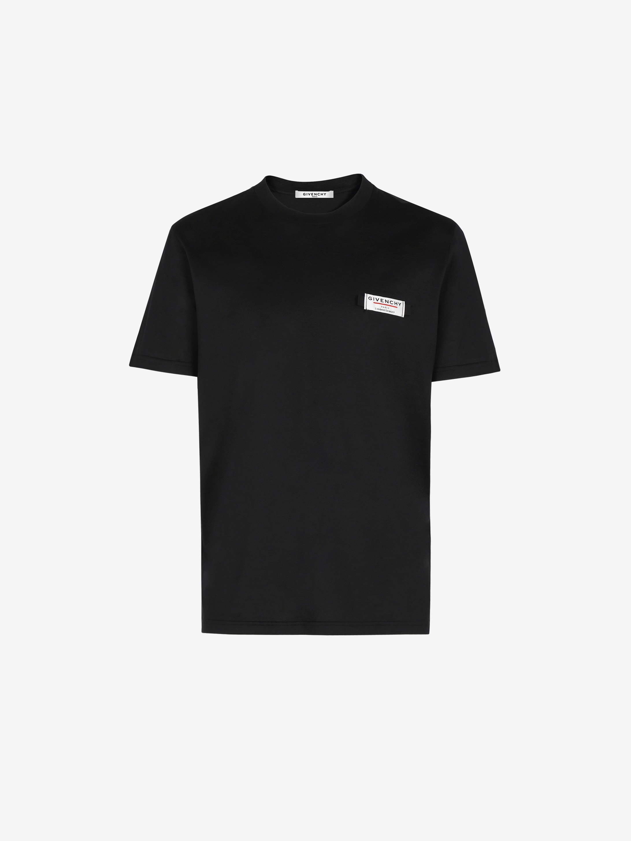 T-shirt slim à patch GIVENCHY Label