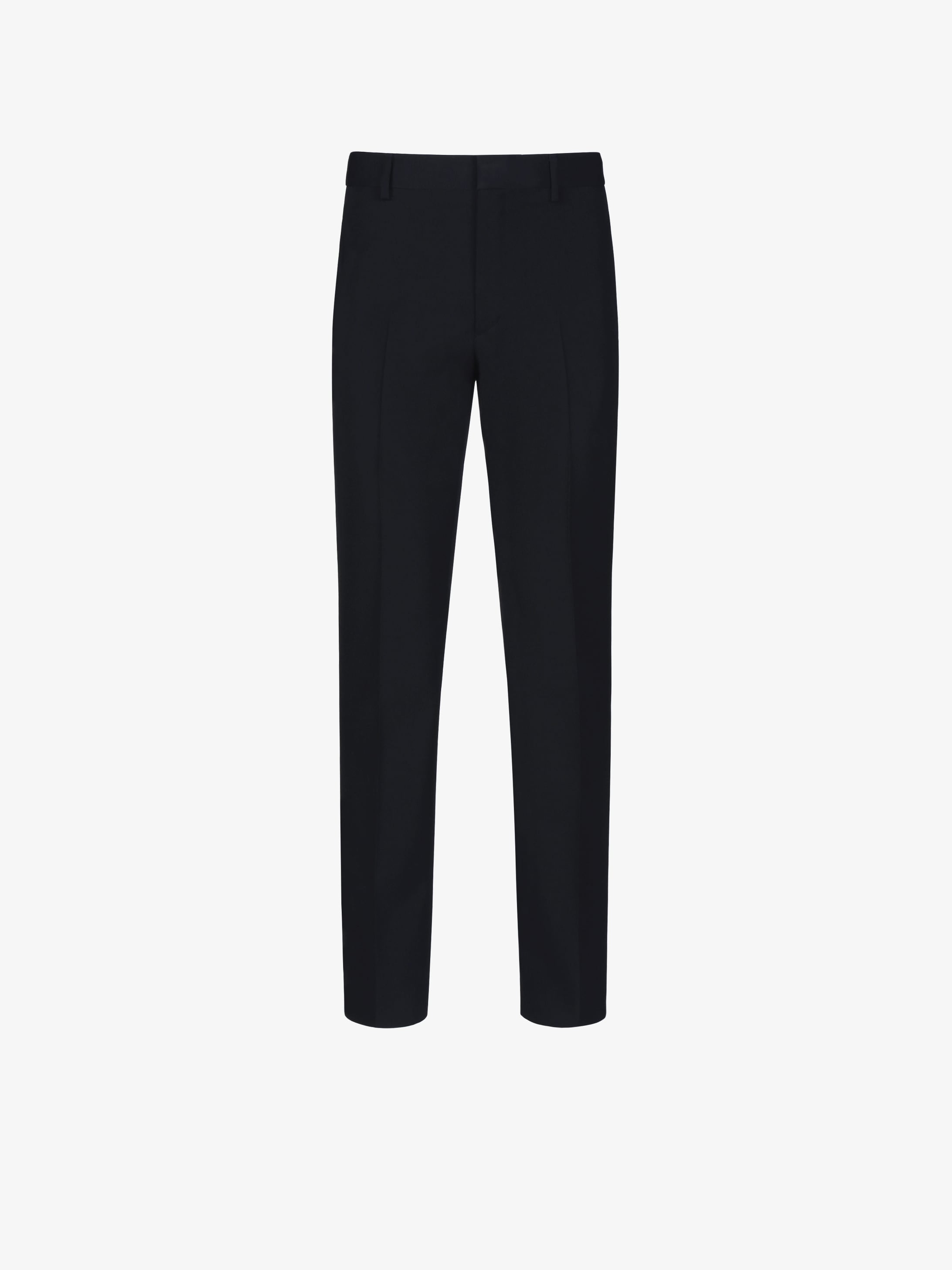 Extraslim fit tuxedo pants in wool