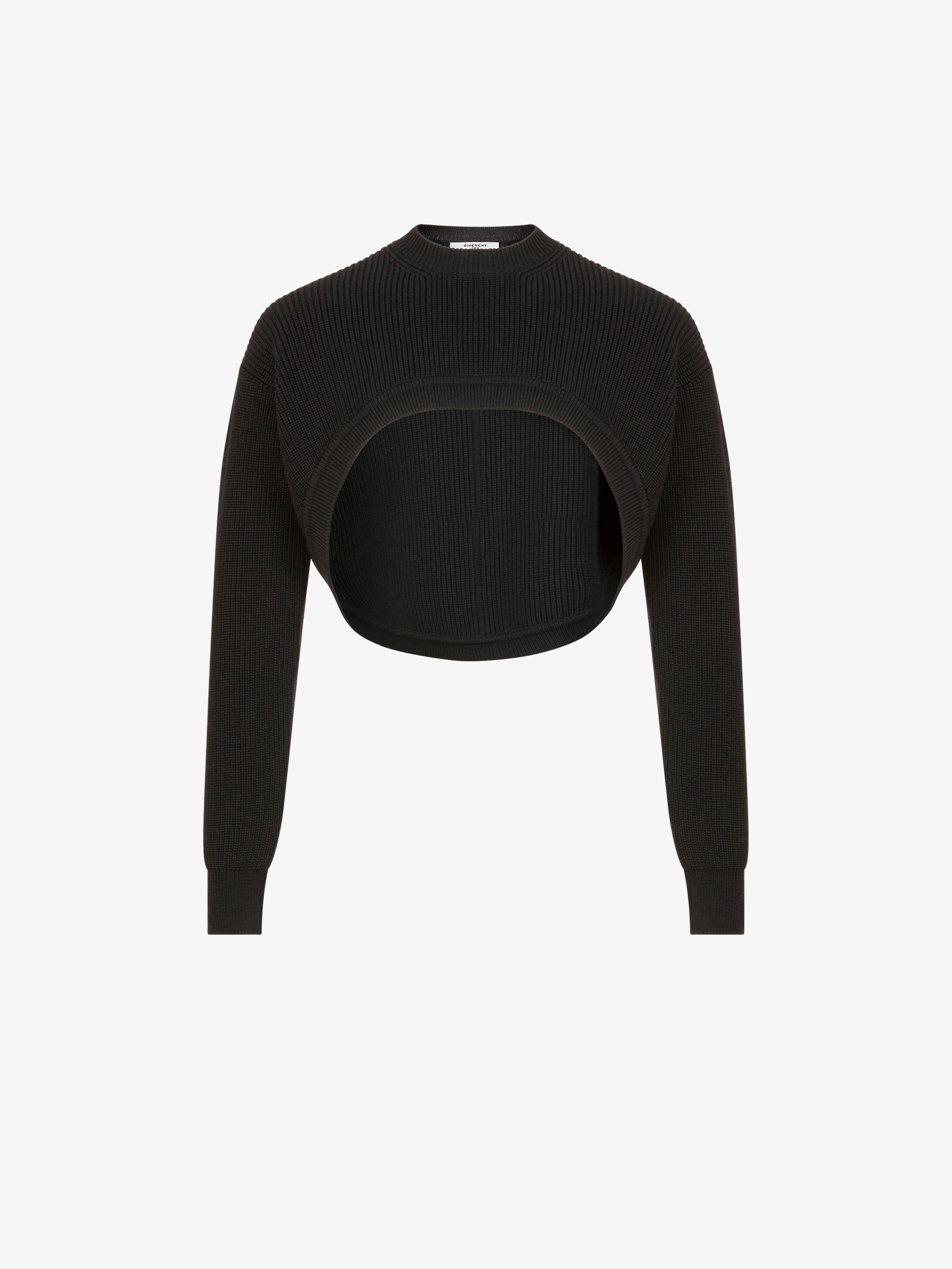 givenchy cropped sweatshirt
