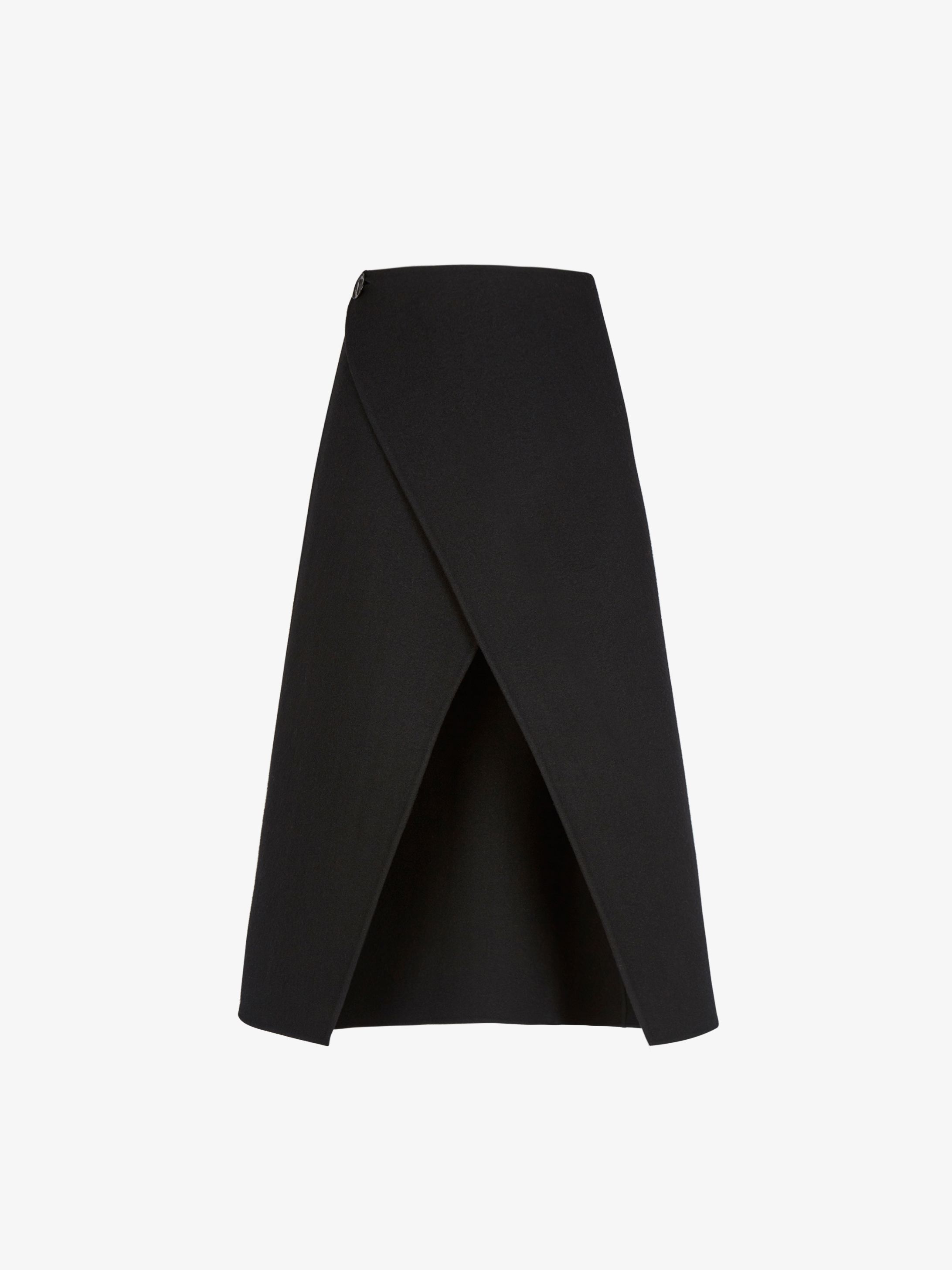 Wrap skirt in felt wool