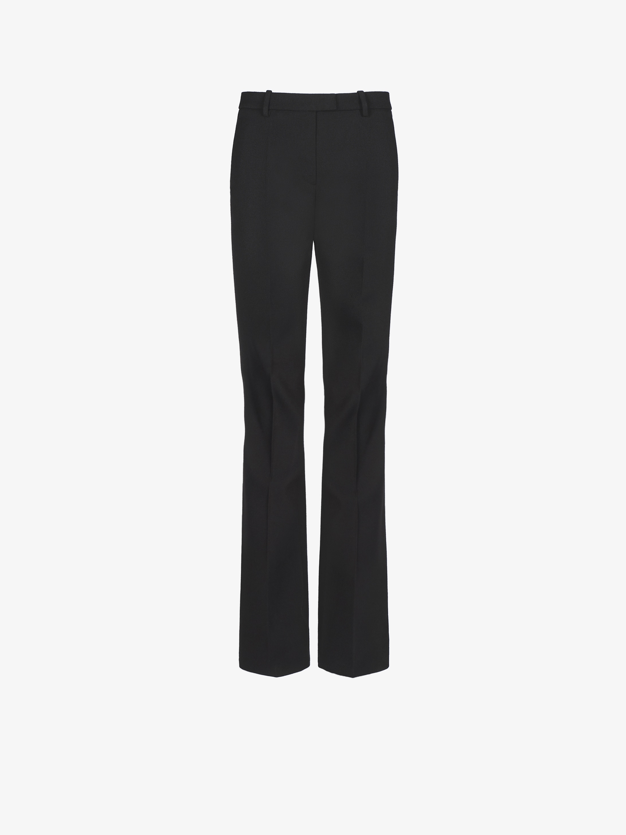Bootcut pants in wool