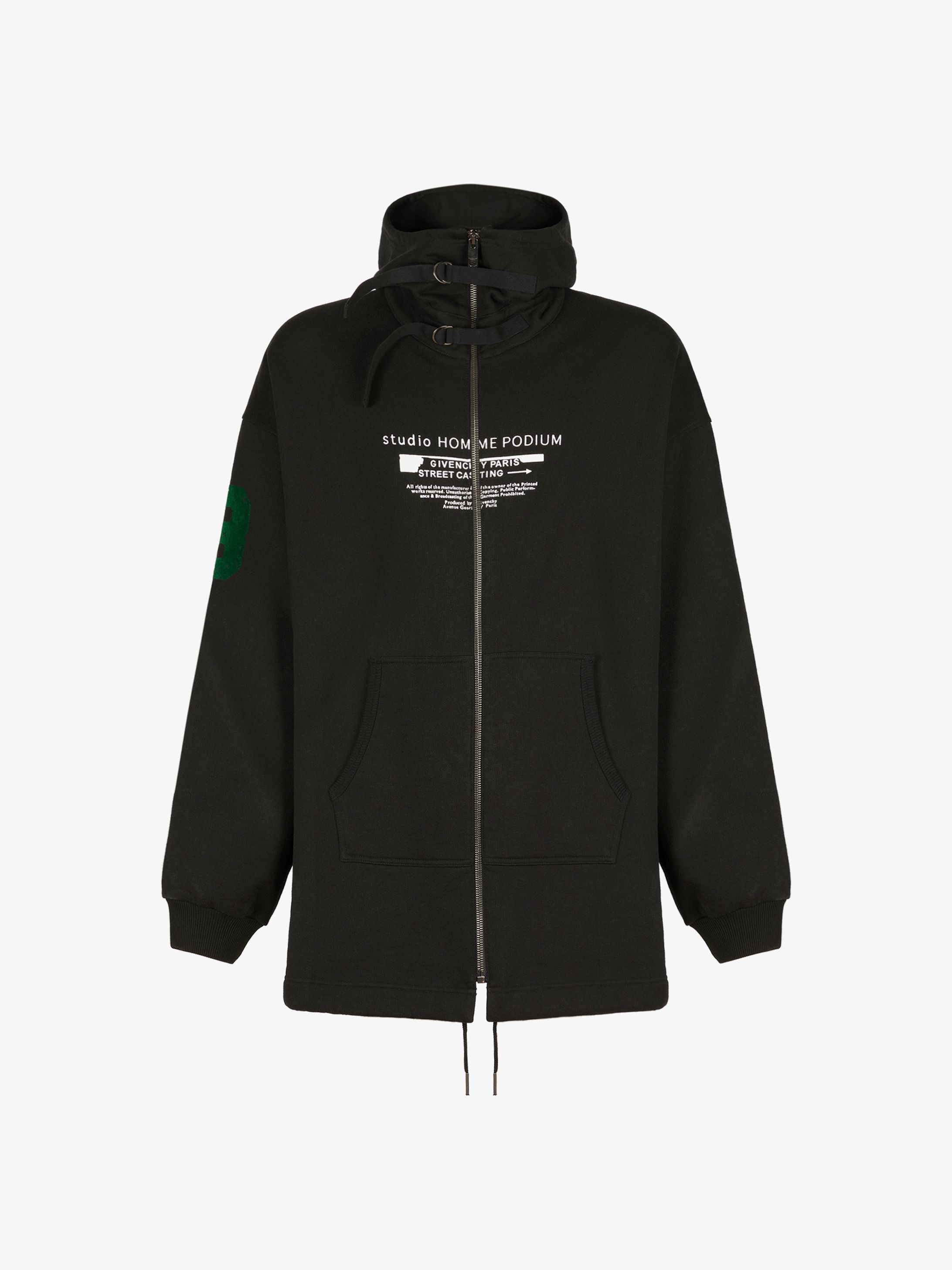 Giubbotto con cappuccio oversize GIVENCHY