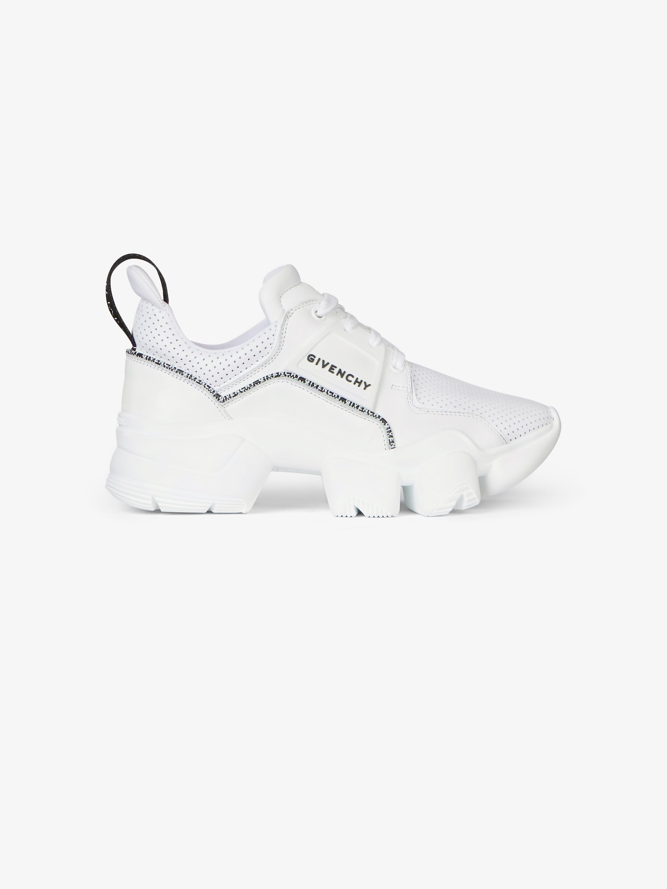 JAW low sneakers in perforated leather