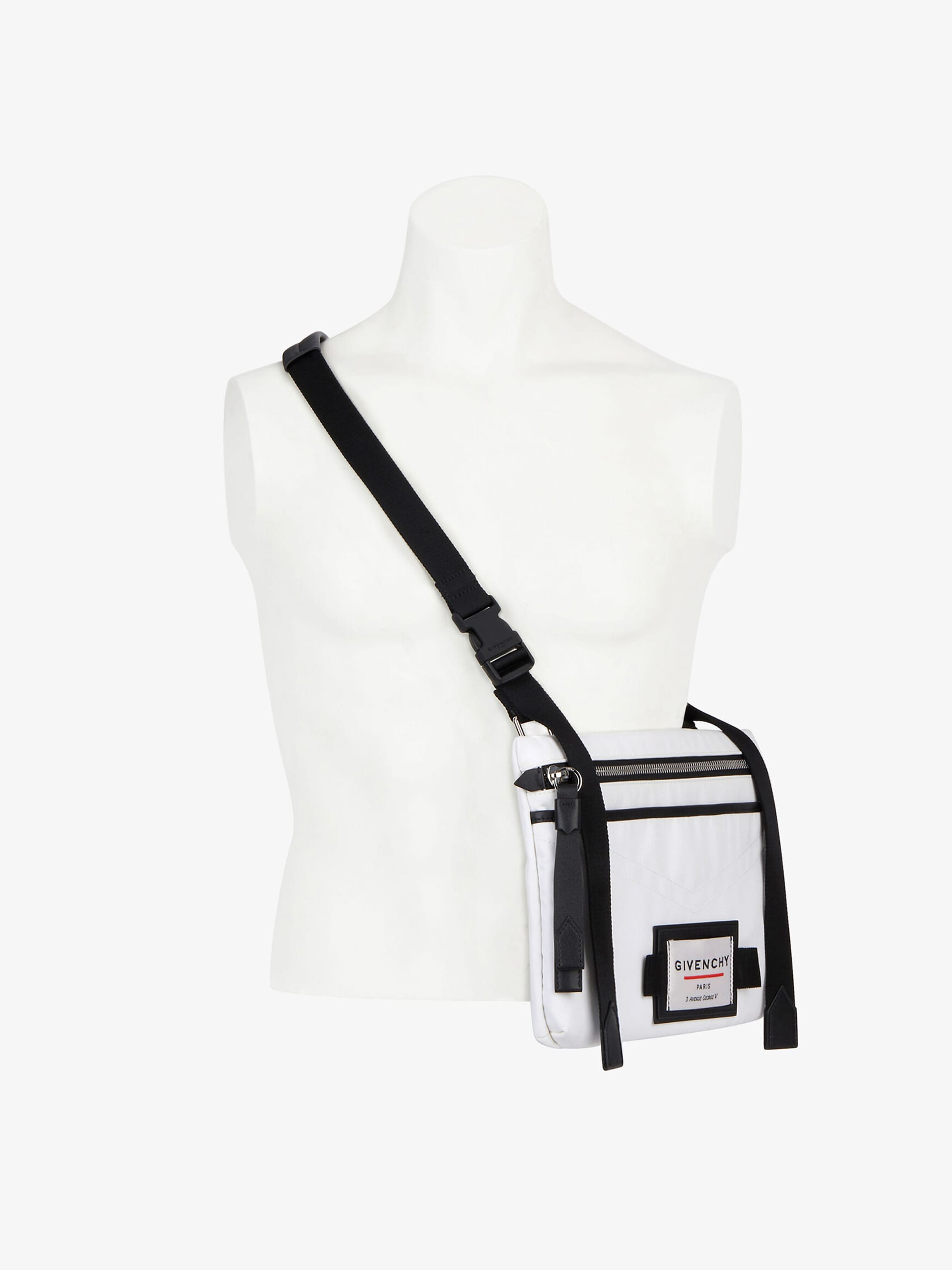 Sac bandoulière plat GIVENCHY Downtown en nylon
