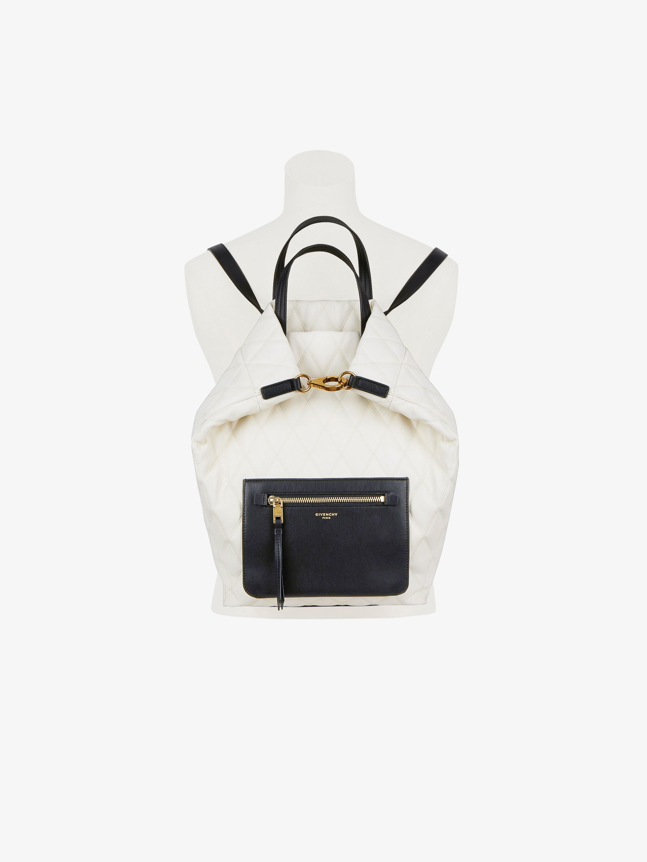 Sac à dos / cabas Duo en toile matelassée
