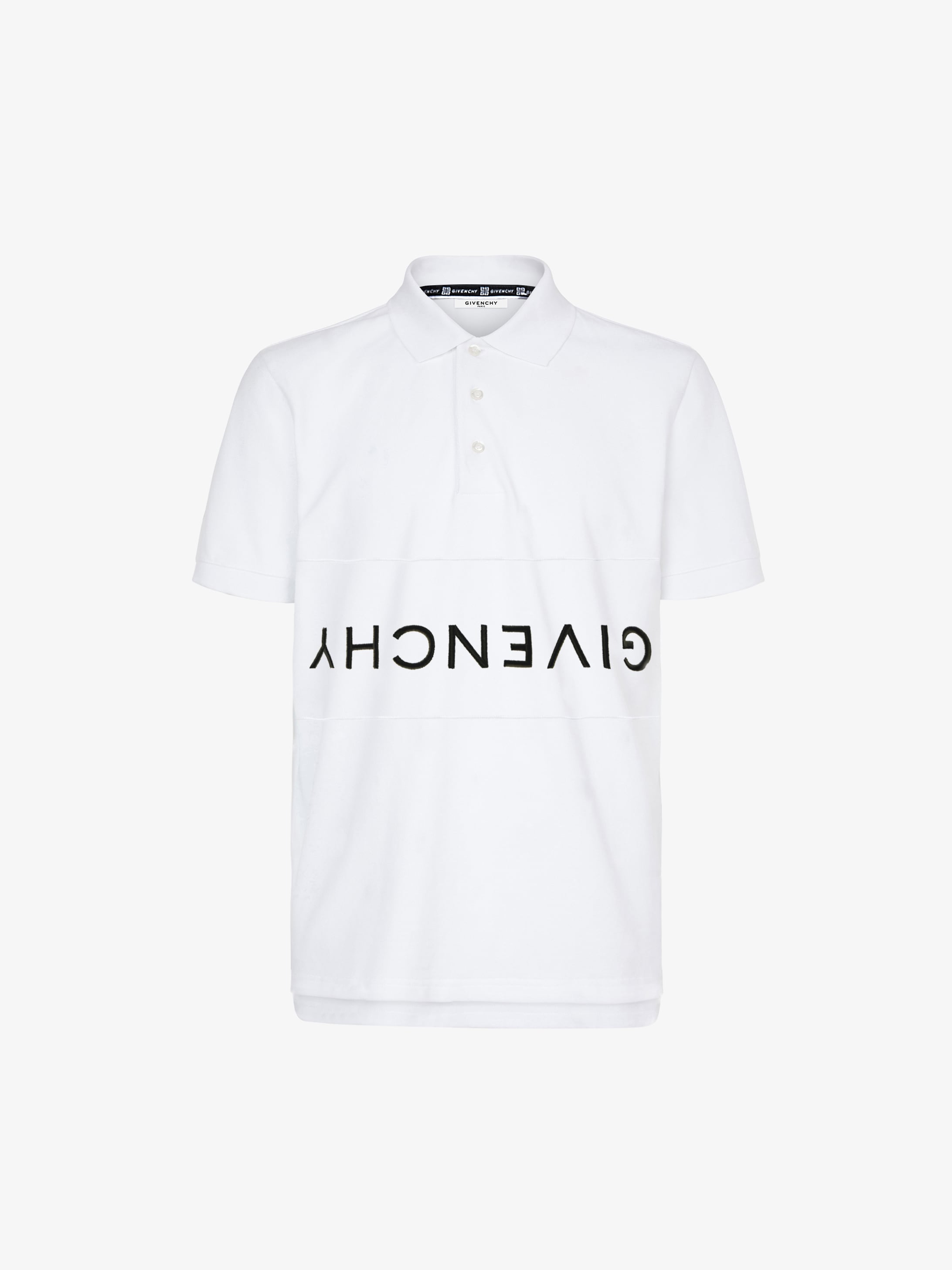 white givenchy polo shirt