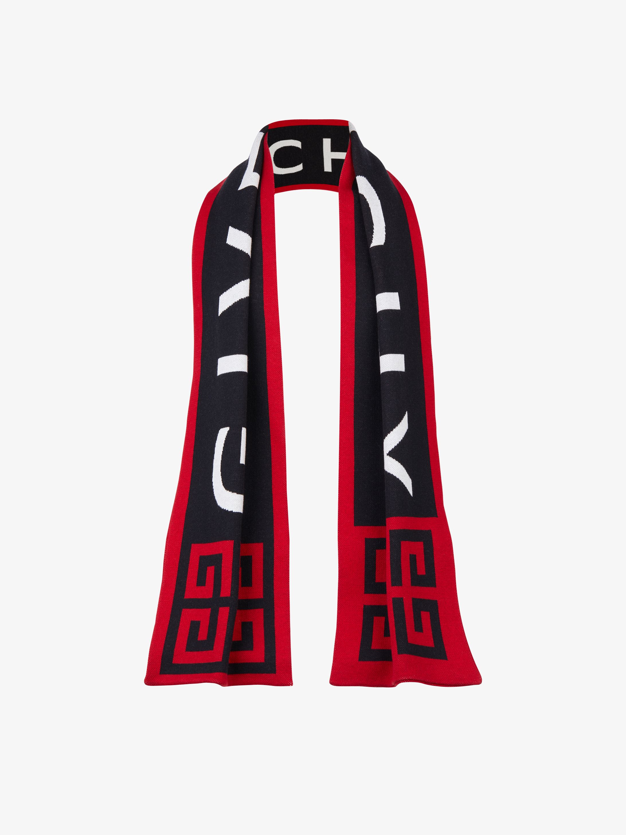 GIVENCHY and 4G knit scarf