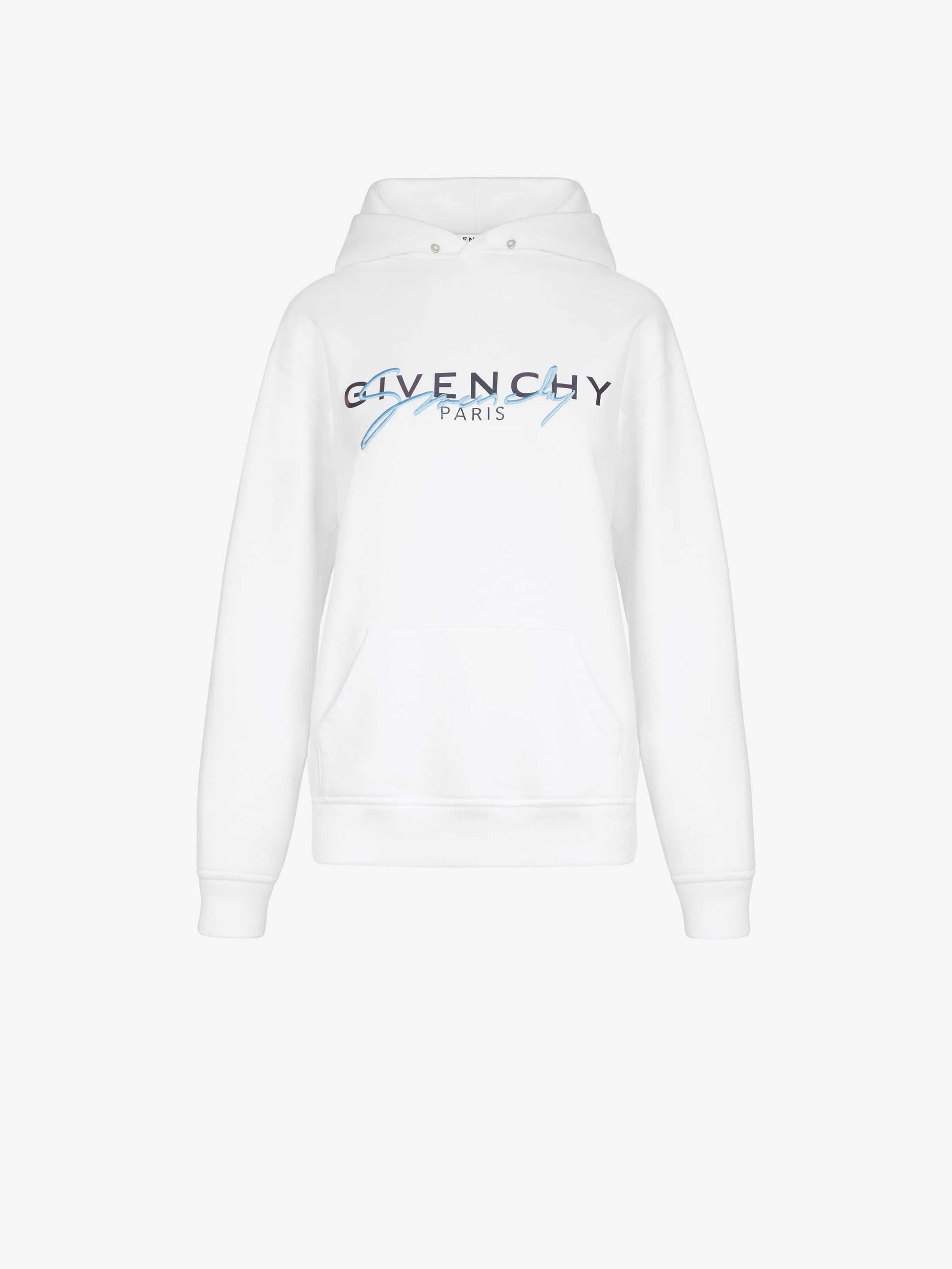 givenchy paris embroidered hoodie