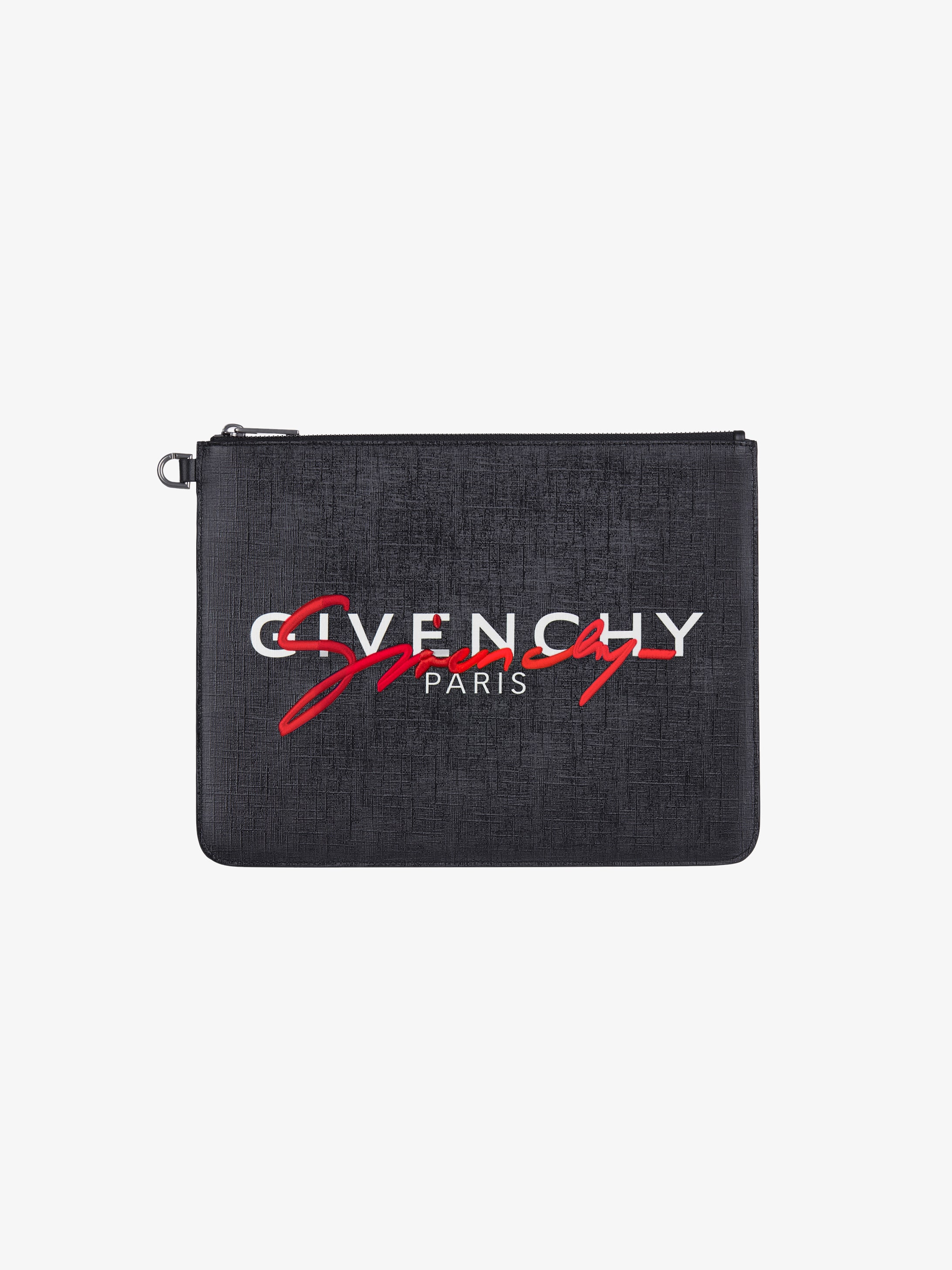 GIVENCHY large pouch in coated canvas 
