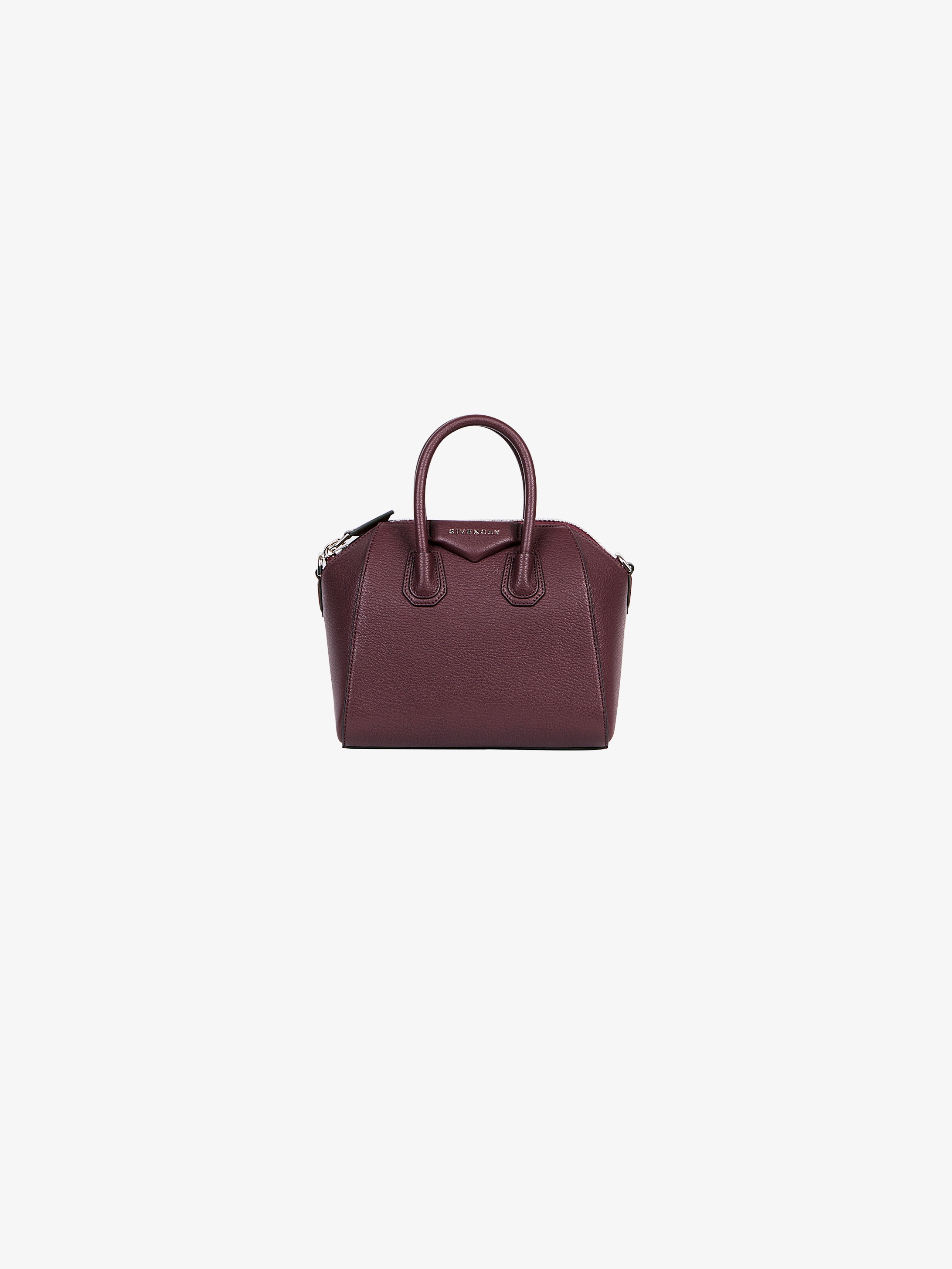 Mini Antigona bag in grained leather