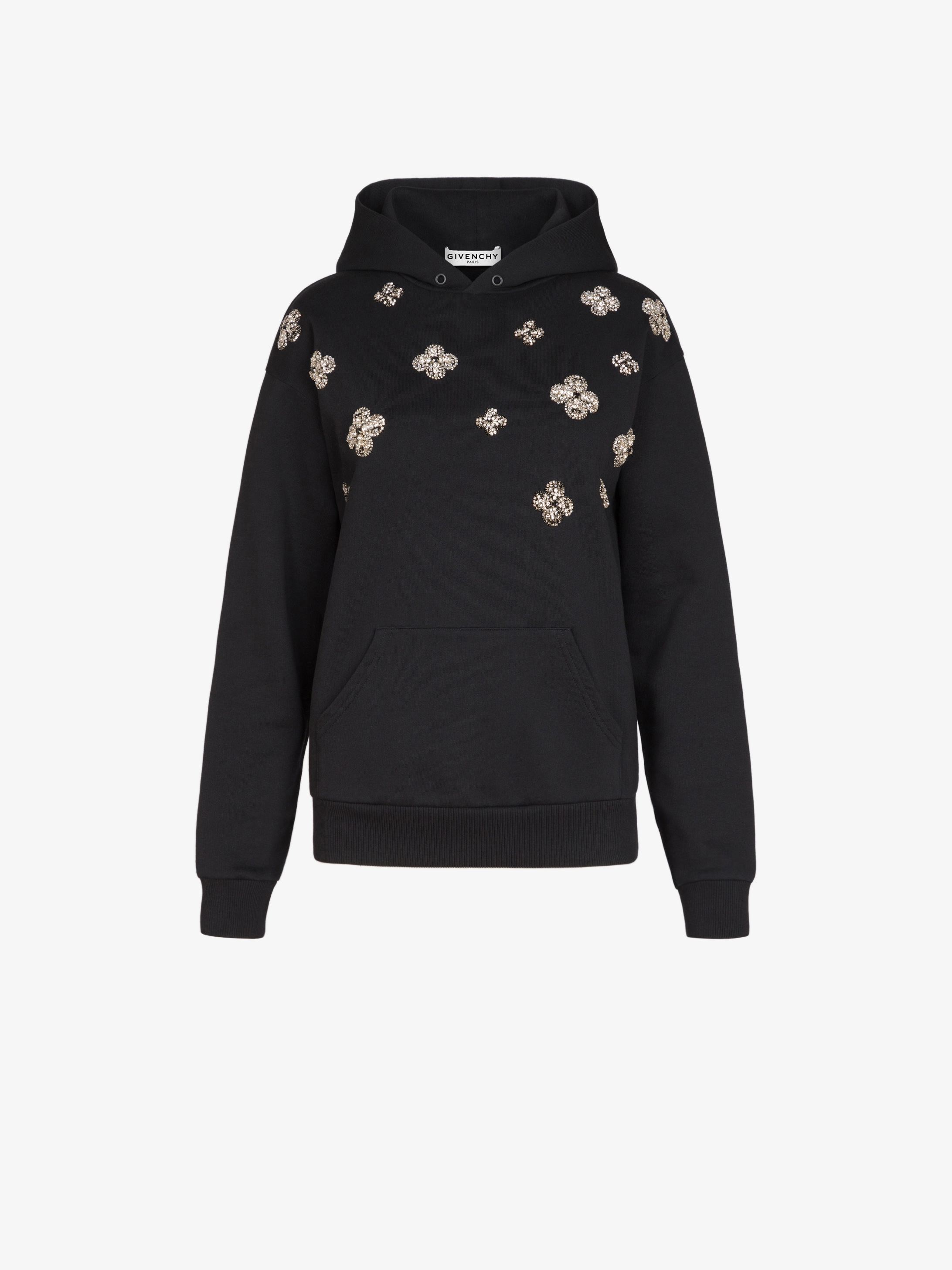 Felpa GIVENCHY con ricamo in cristalli