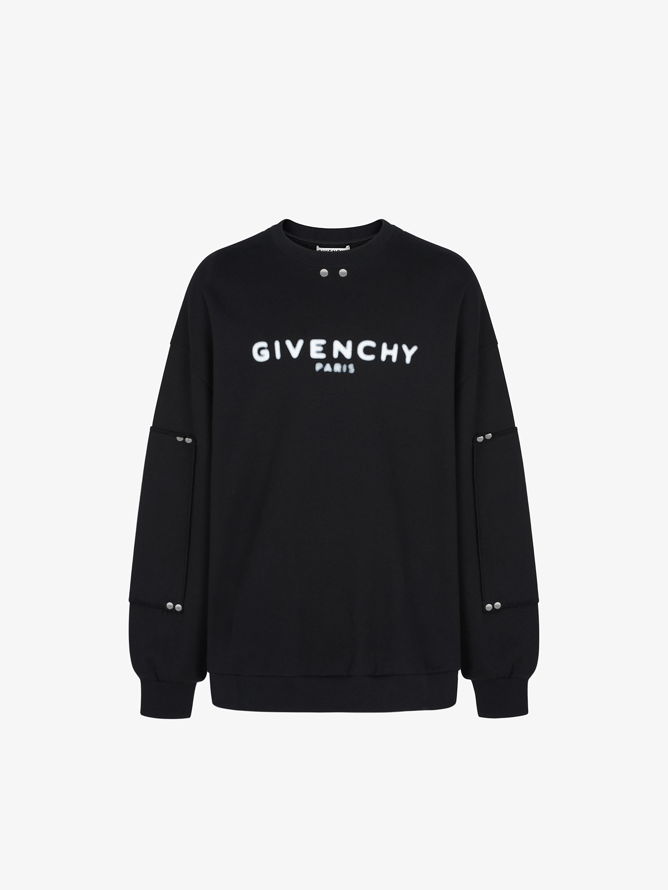 black and white givenchy sweatshirt