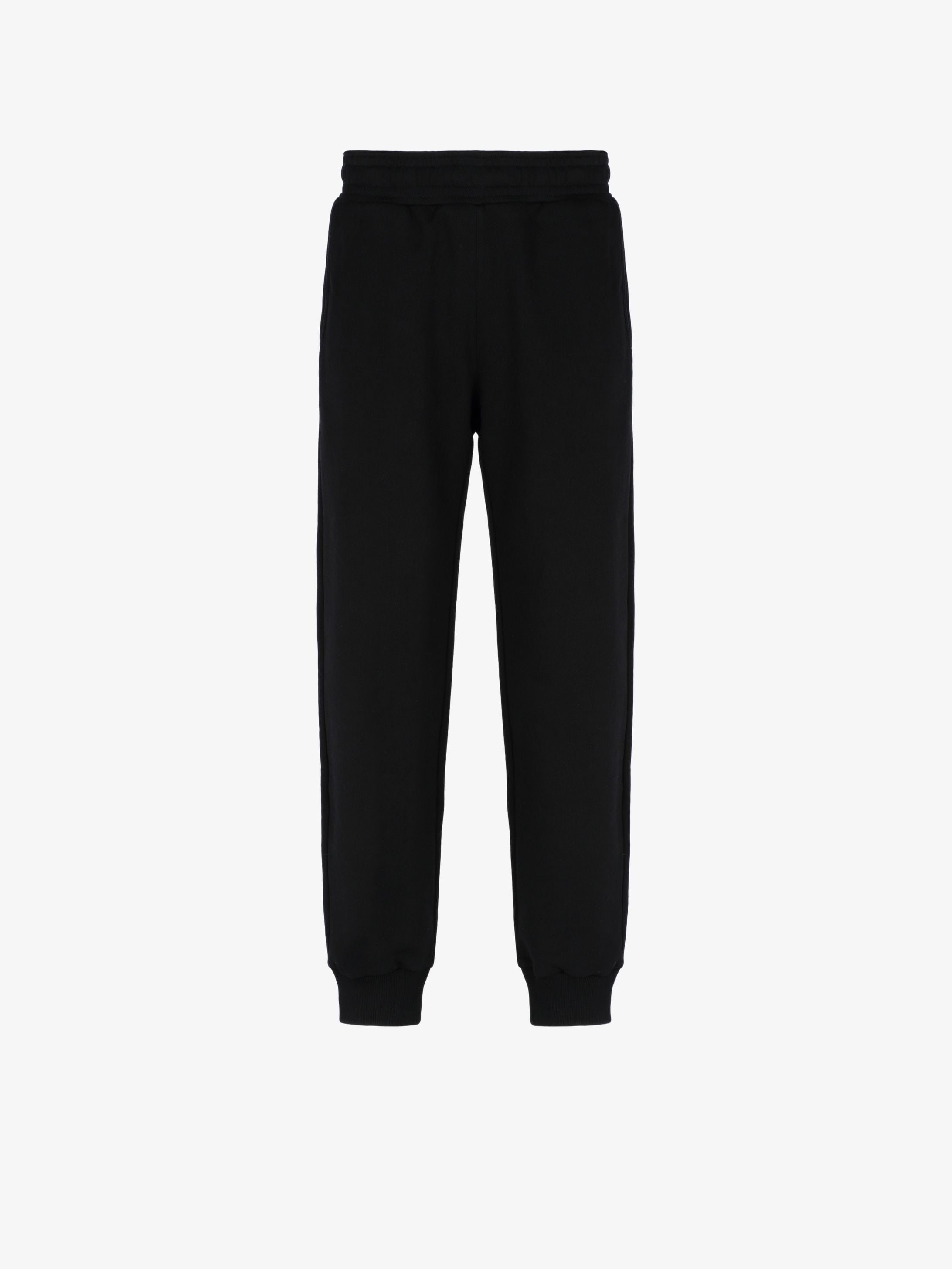Calligraphic printed jogger pants