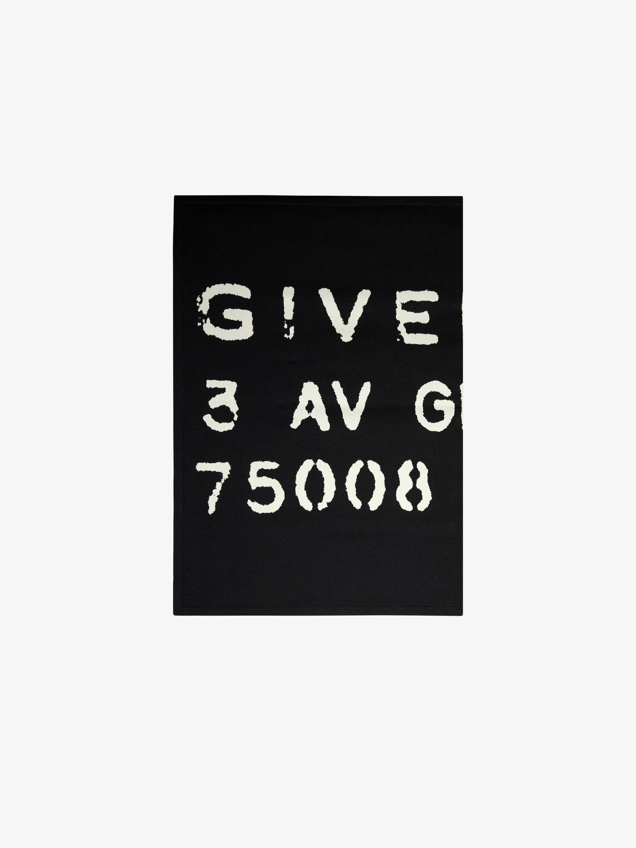 GIVENCHY Atelier blanket in wool and silk