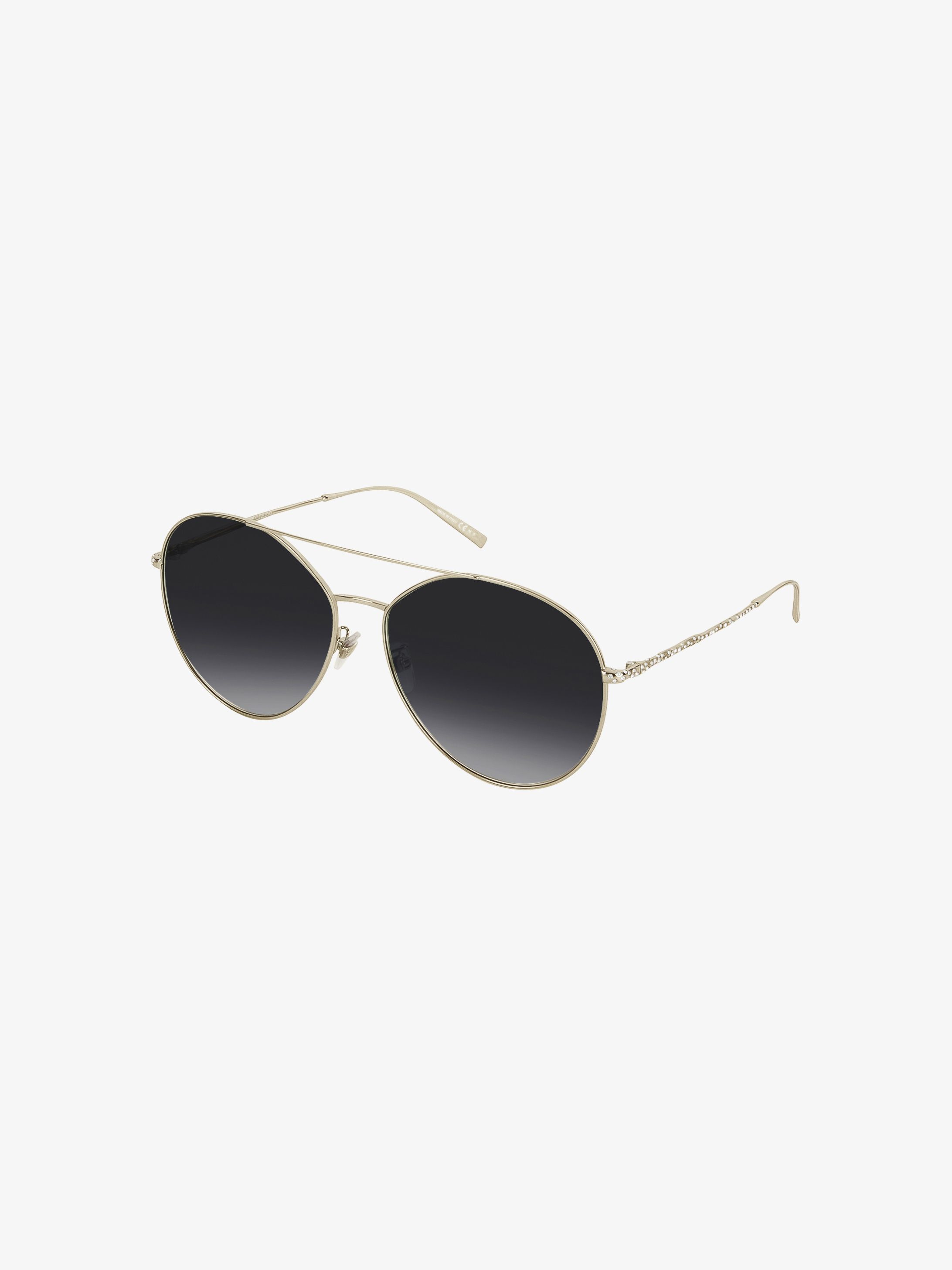 GV Sparkle sunglasses in metal with crystals