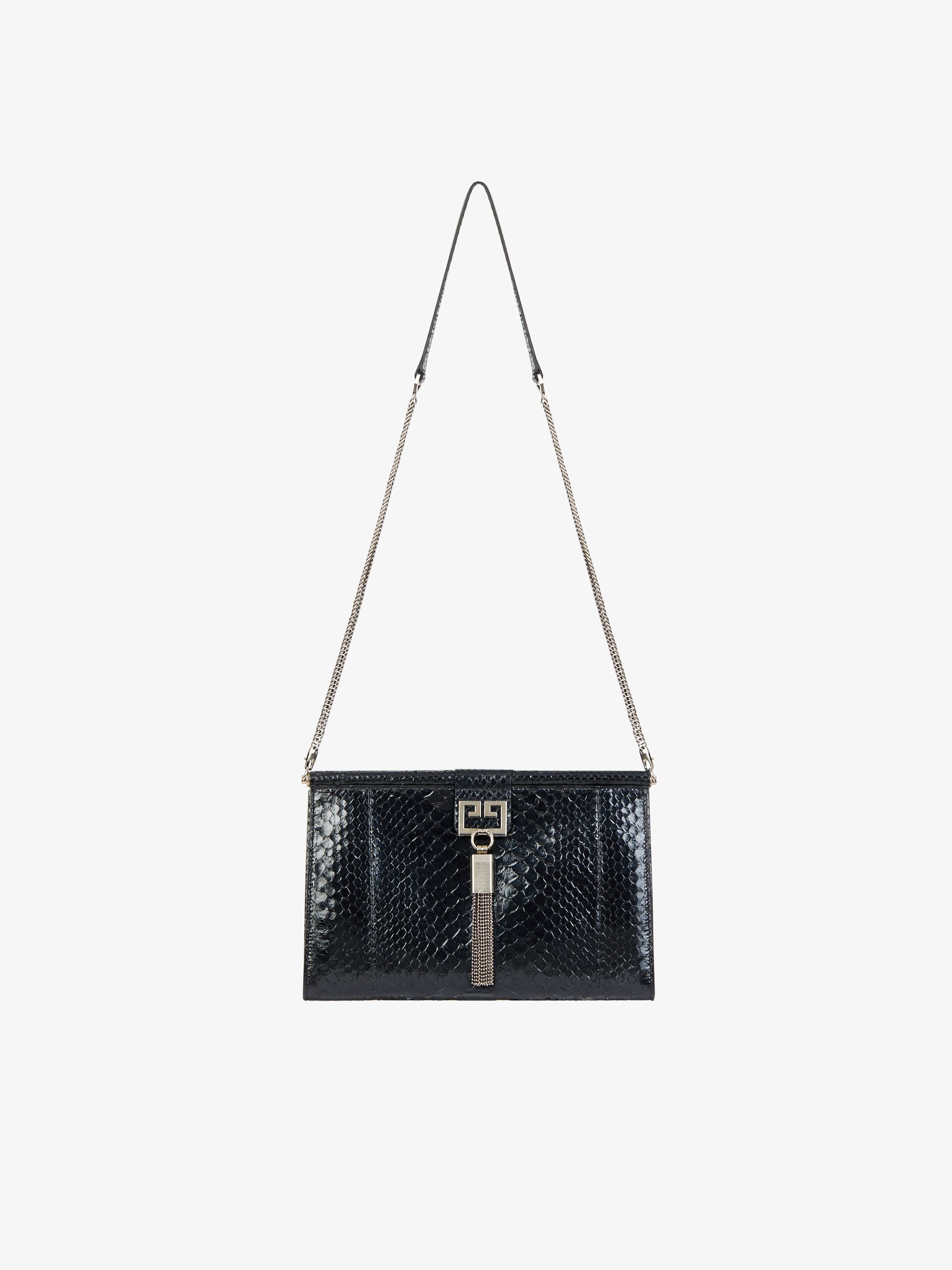 Medium GEM bag in iridiscent python