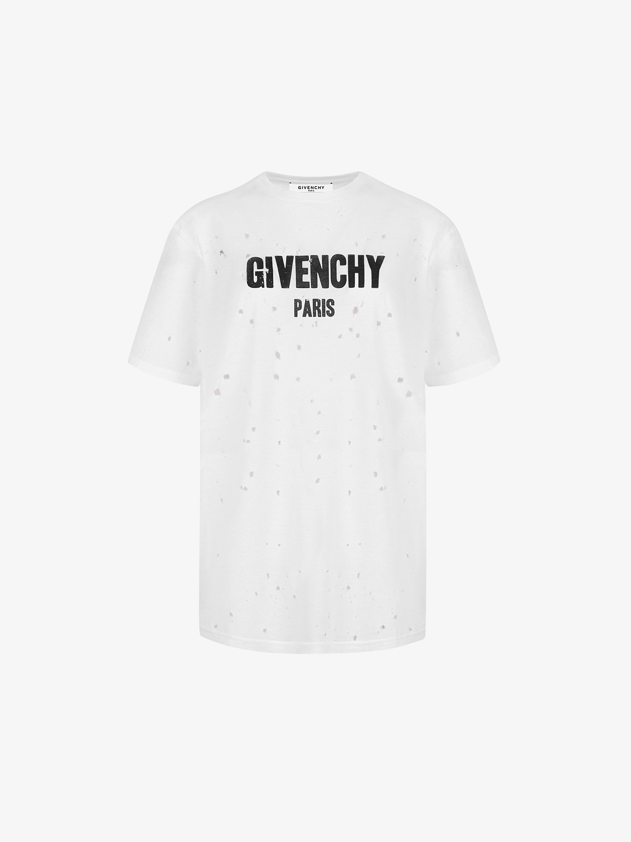 GIVENCHY PARIS destroyed t-shirt